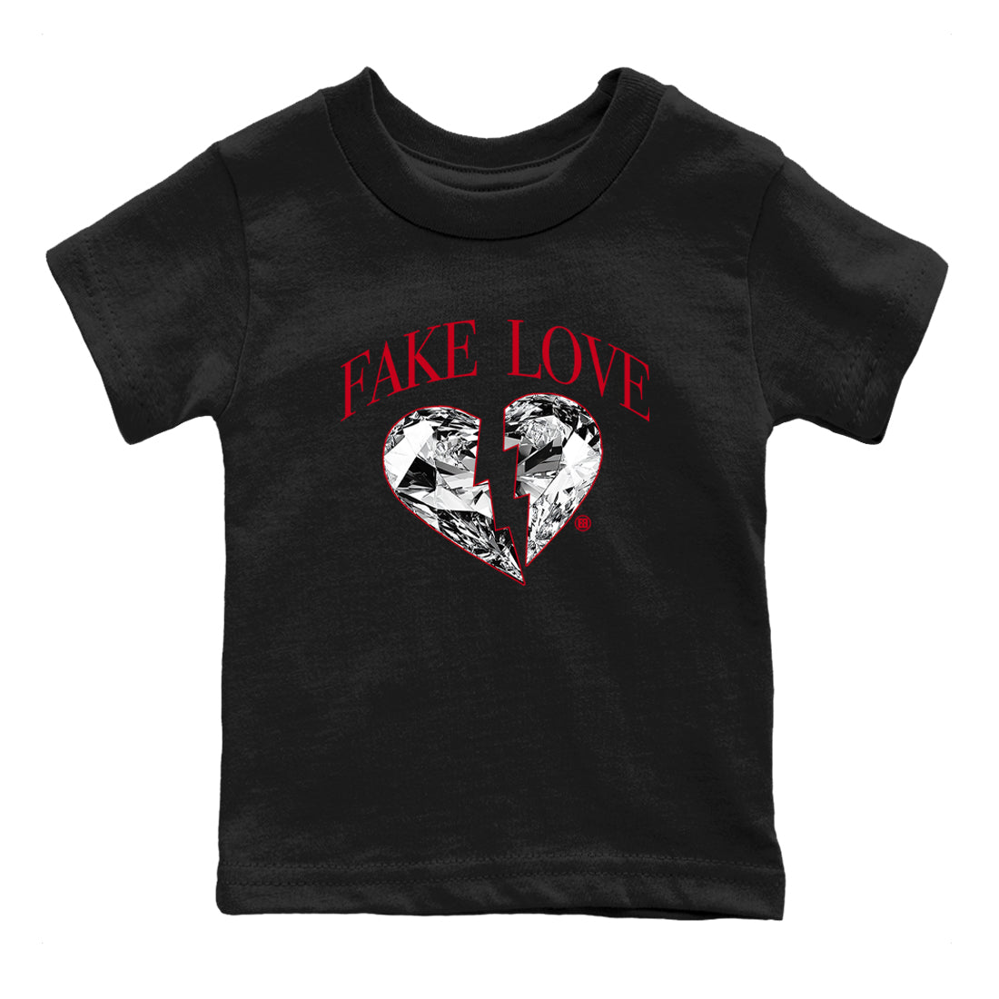 Fake Love snkmatch Tees Kids - Air Jordan 1 '85 Bred
