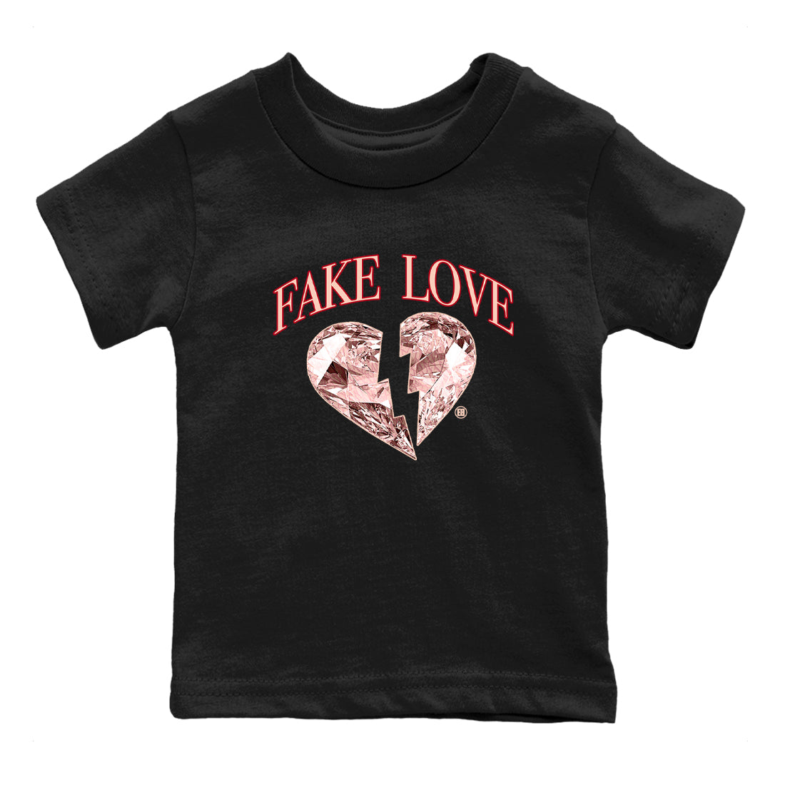 Fake Love snkmatch Tees Kids - Air Jordan 3 Valentines Day