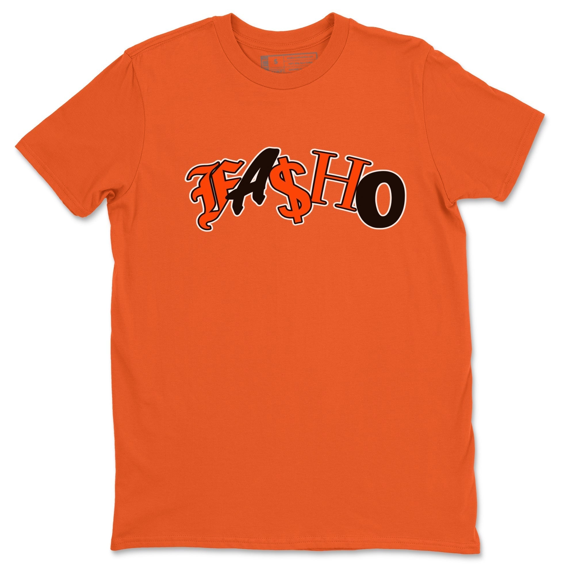 Fasho Unisex Tops - Air Jordan 12 Brilliant Orange