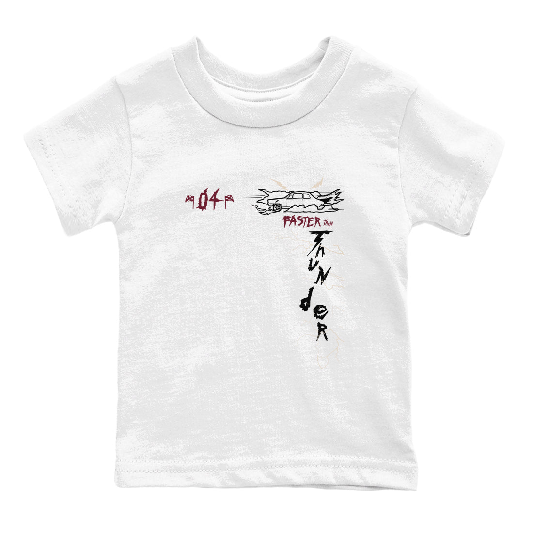 Faster Than Thunder snkmatch Tees Kids - Air Jordan 4 A Ma Maniere x Fossil Stone