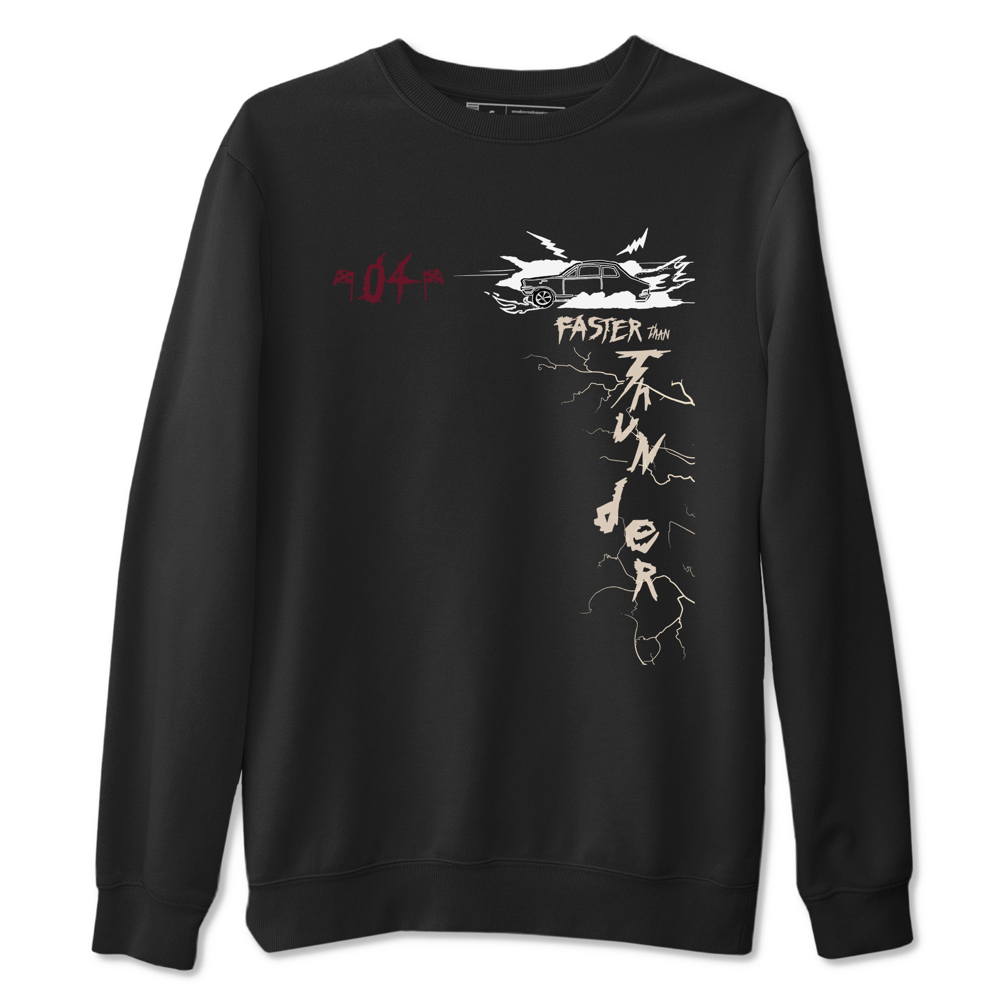 Faster Than Thunder snkmatch Tees - Air Jordan 4 A Ma Maniere x Fossil Stone