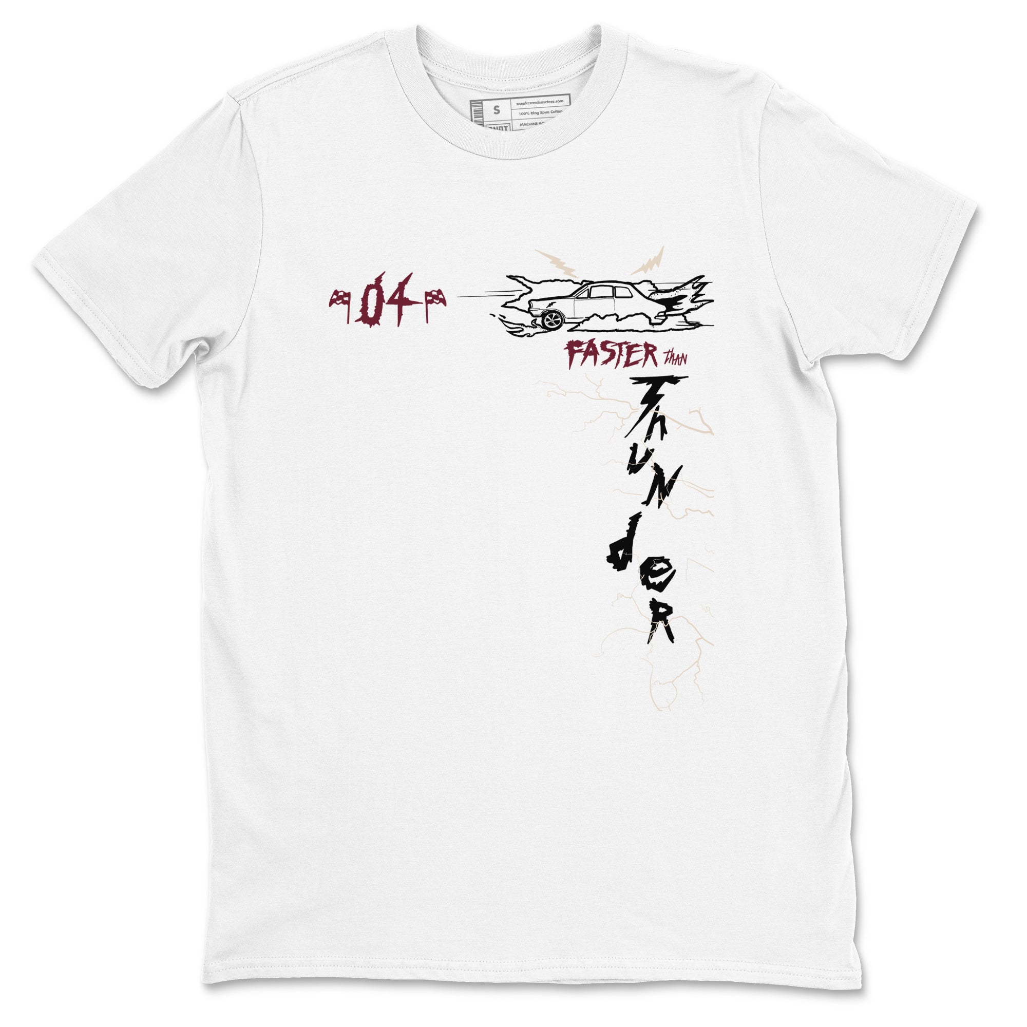 Faster Than Thunder snkmatch Tees - Air Jordan 4 A Ma Maniere x Fossil Stone