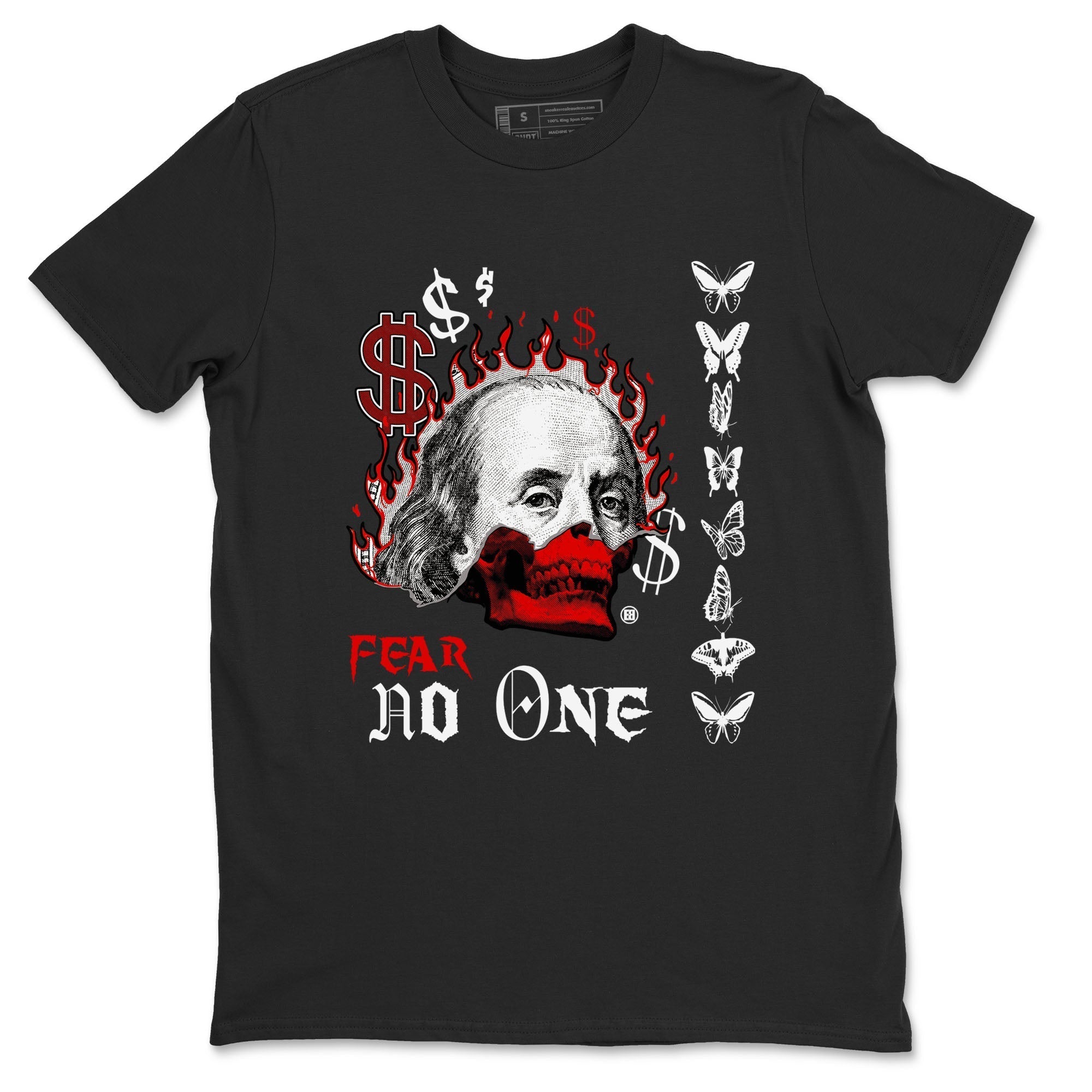 Fear No One snkmatch Tees - Air Jordan 12 Taxi Flip