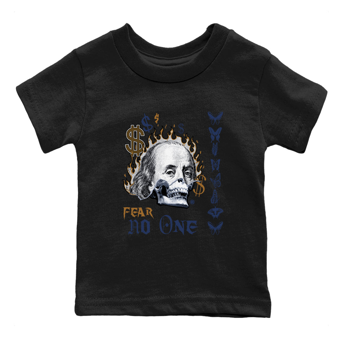 Fear No One snkmatch Tees Kids - Air Jordan 13 Midnight Navy