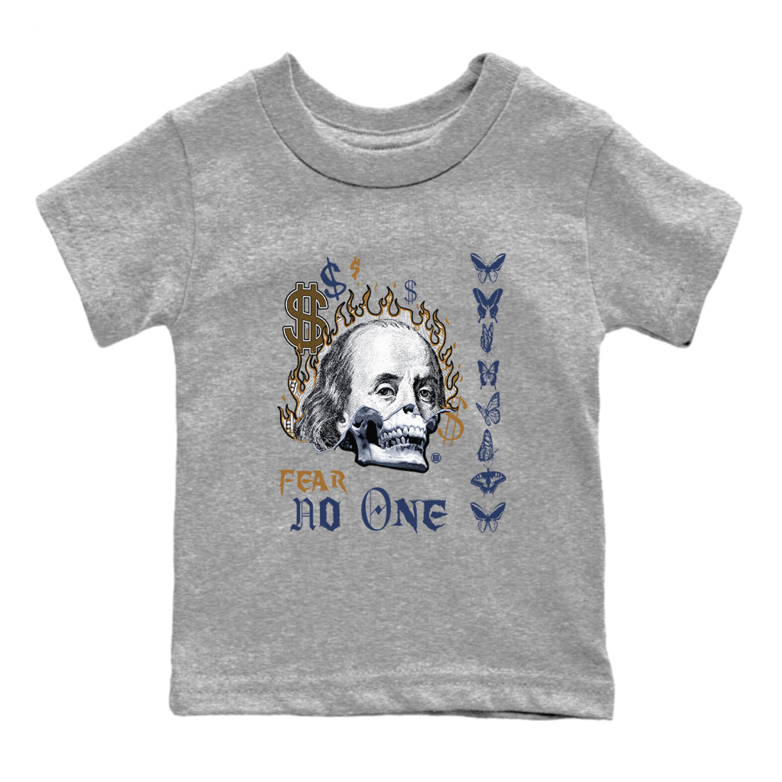 Fear No One snkmatch Tees Kids - Air Jordan 13 Midnight Navy