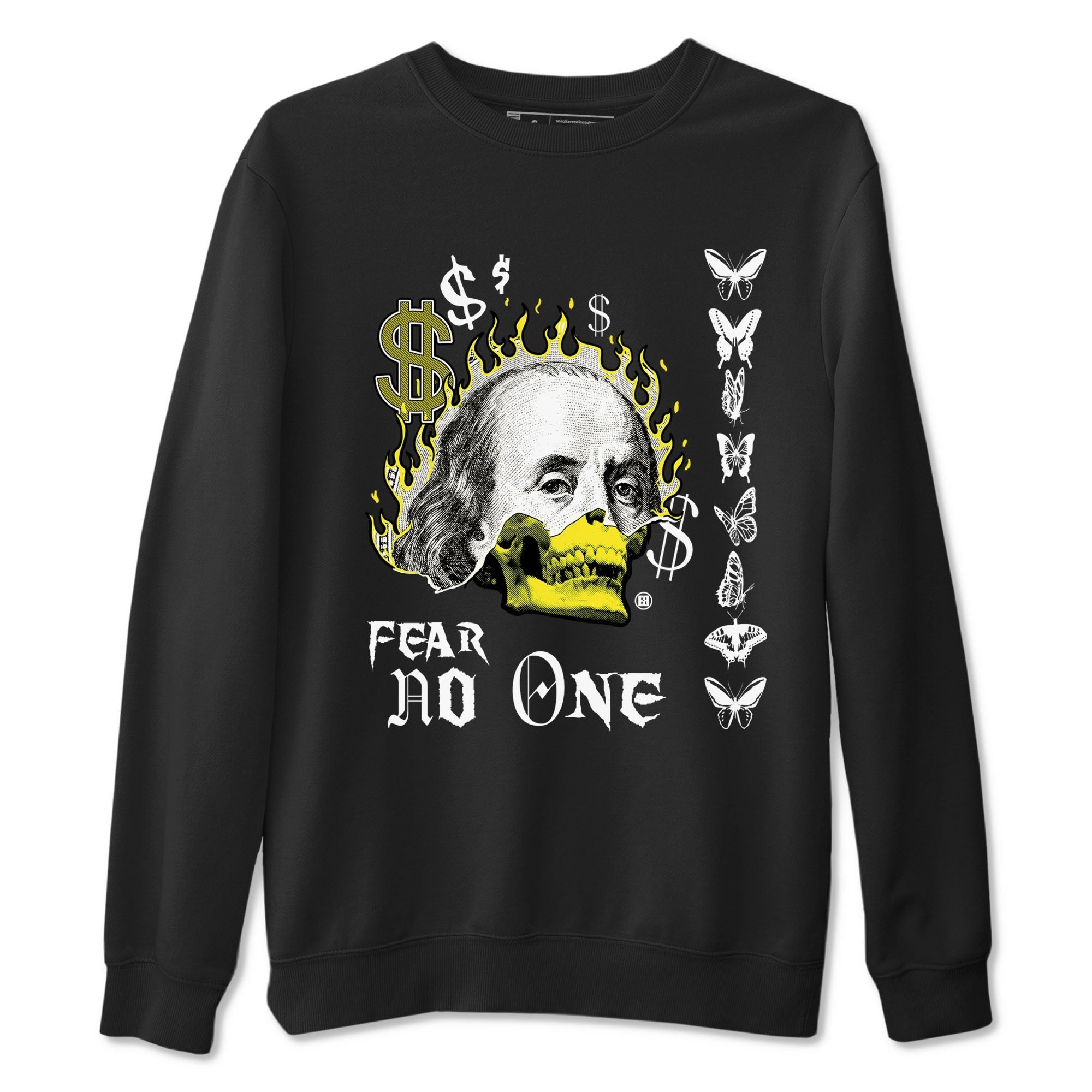 Fear No One snkmatch Tees - Air Jordan 4 Vivid Sulfur