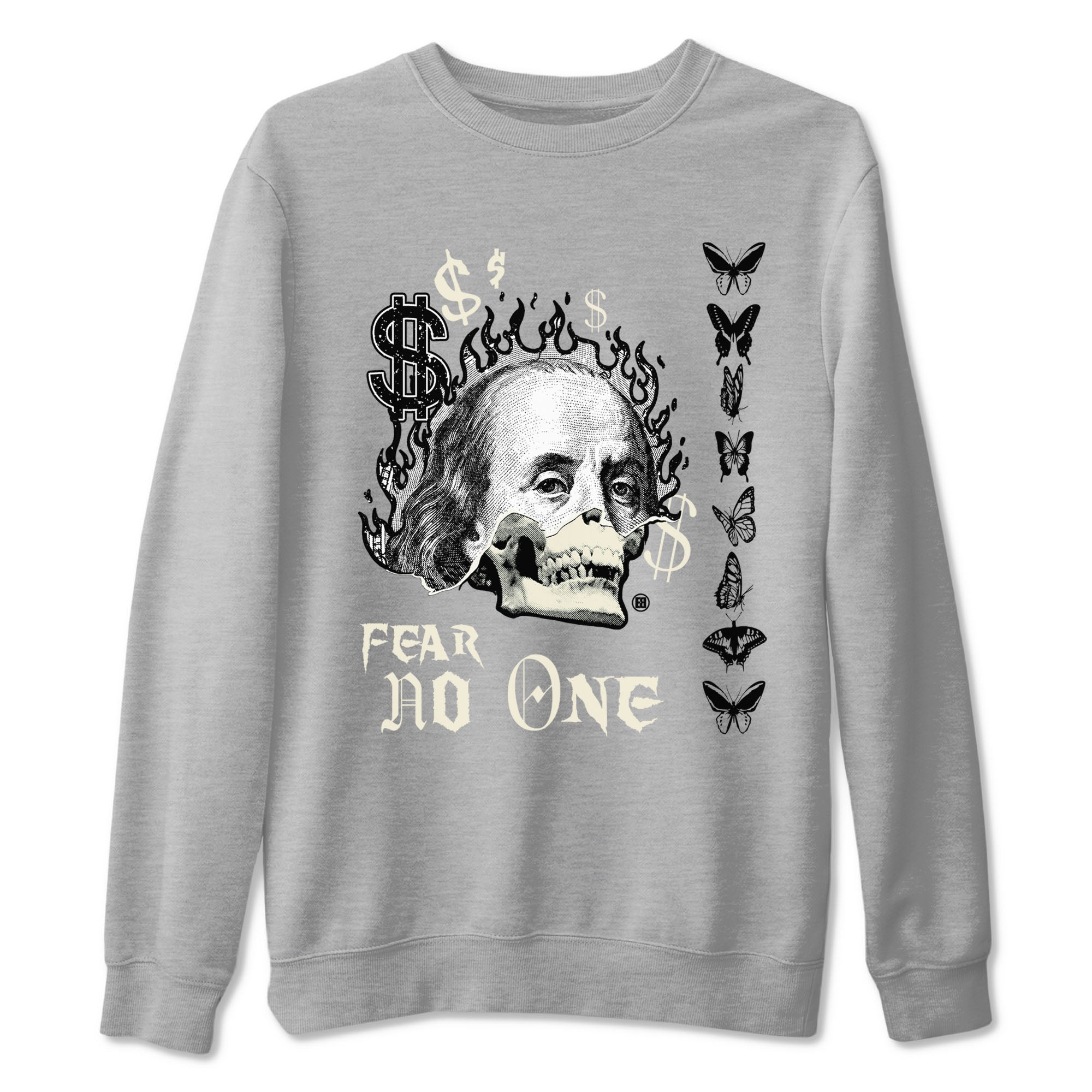 Fear No One snkmatch Tees - Air Jordan 5 Sail