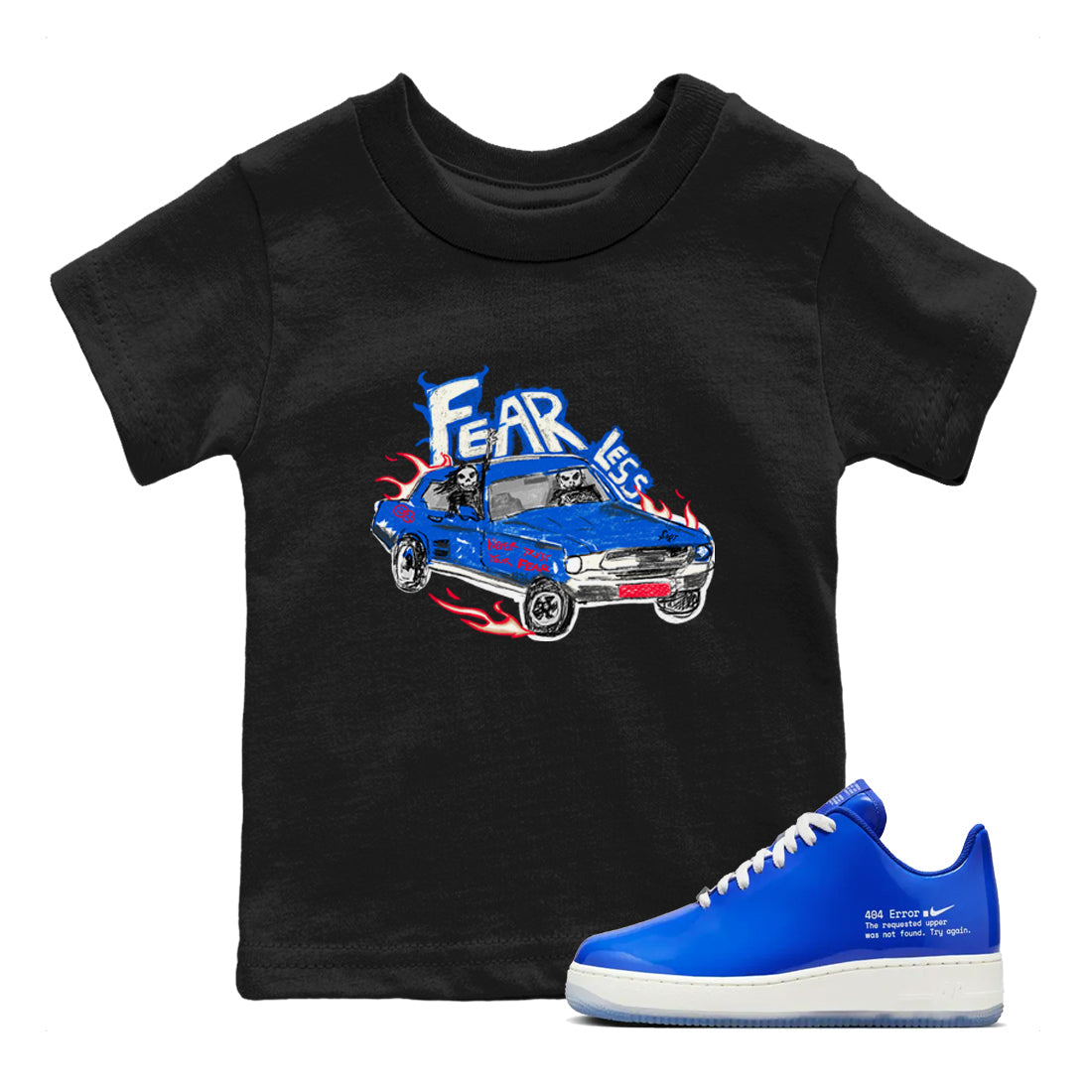 Fearless Car snkmatch Tees Kids - Air Force 1 404 Error