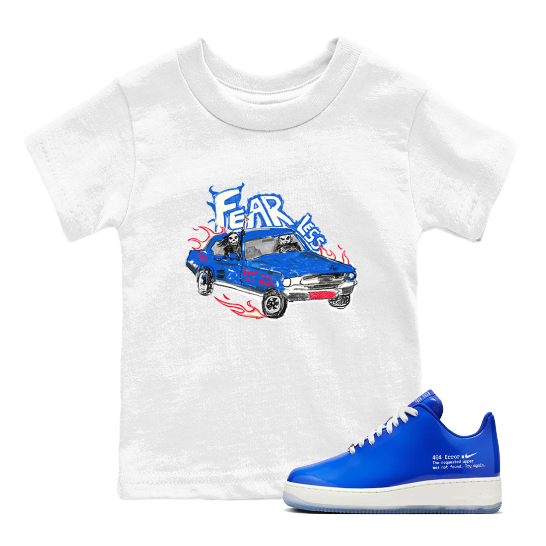 Fearless Car snkmatch Tees Kids - Air Force 1 404 Error