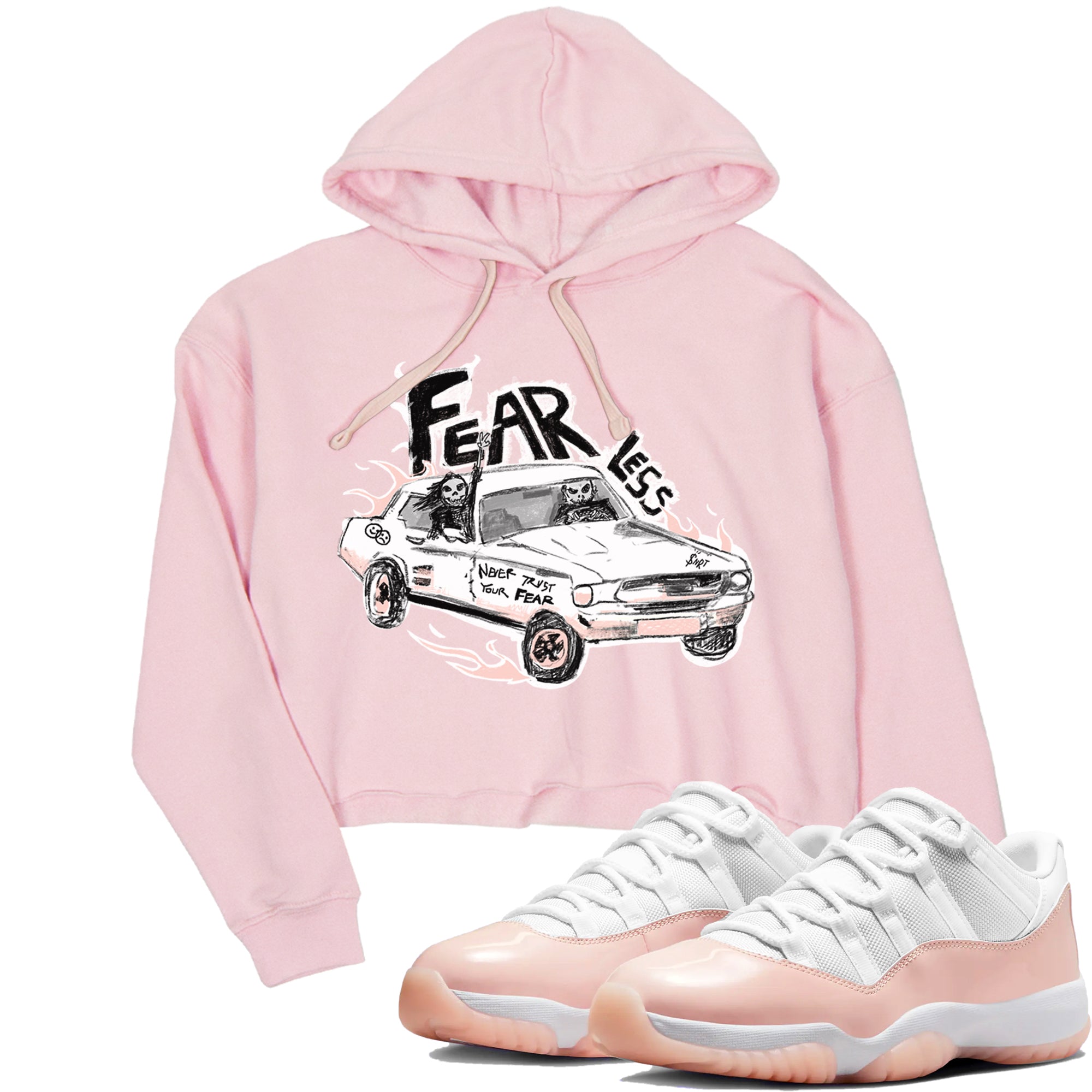 Fearless Car snkmatch Women's Top - Air Jordan 11 Legend Pink