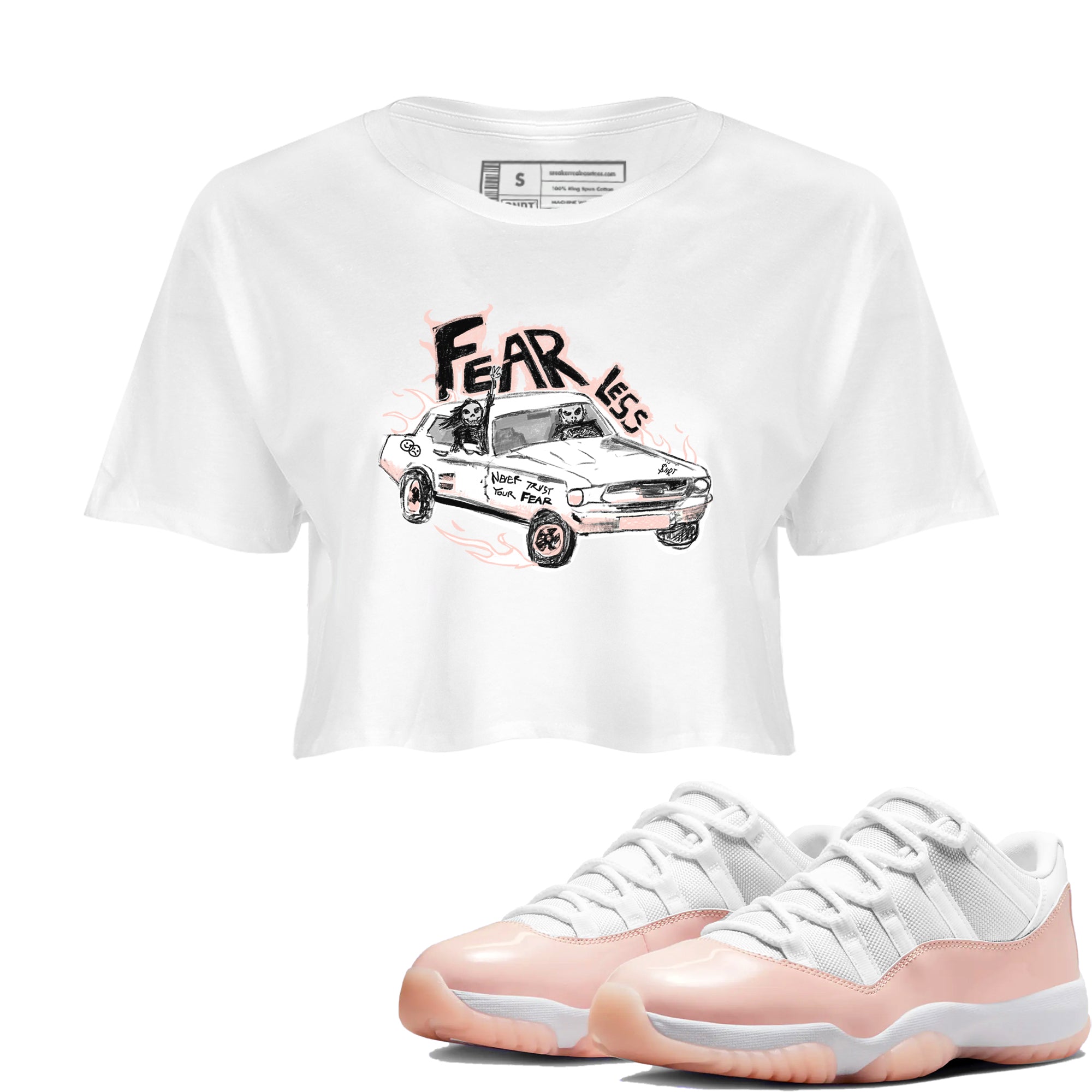 Fearless Car snkmatch Women's Top - Air Jordan 11 Legend Pink