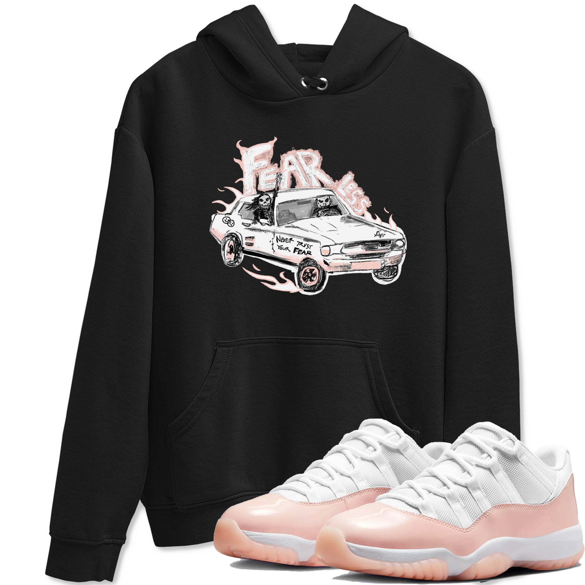 Fearless Car snkmatch Tees - Air Jordan 11 Legend Pink