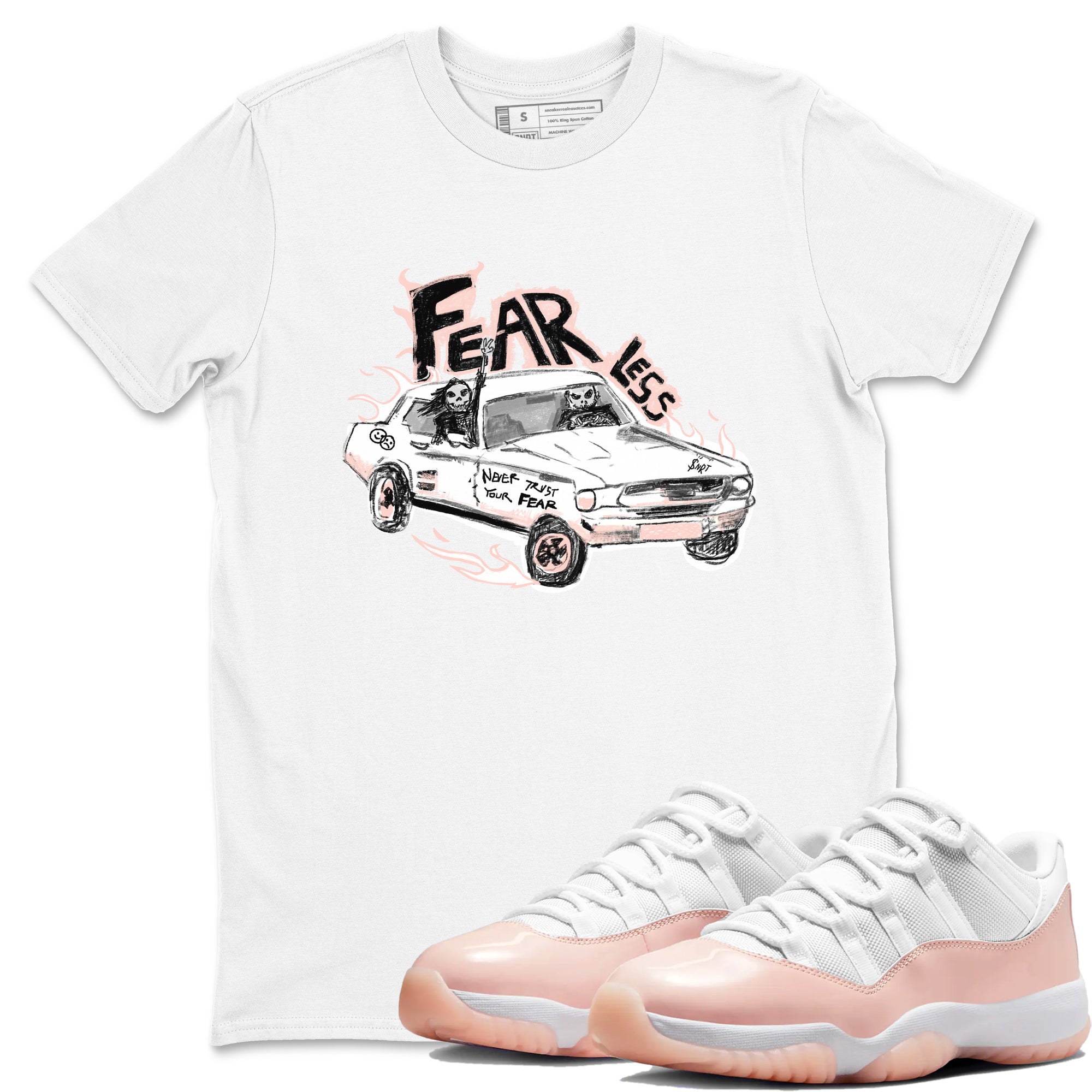Fearless Car snkmatch Tees - Air Jordan 11 Legend Pink