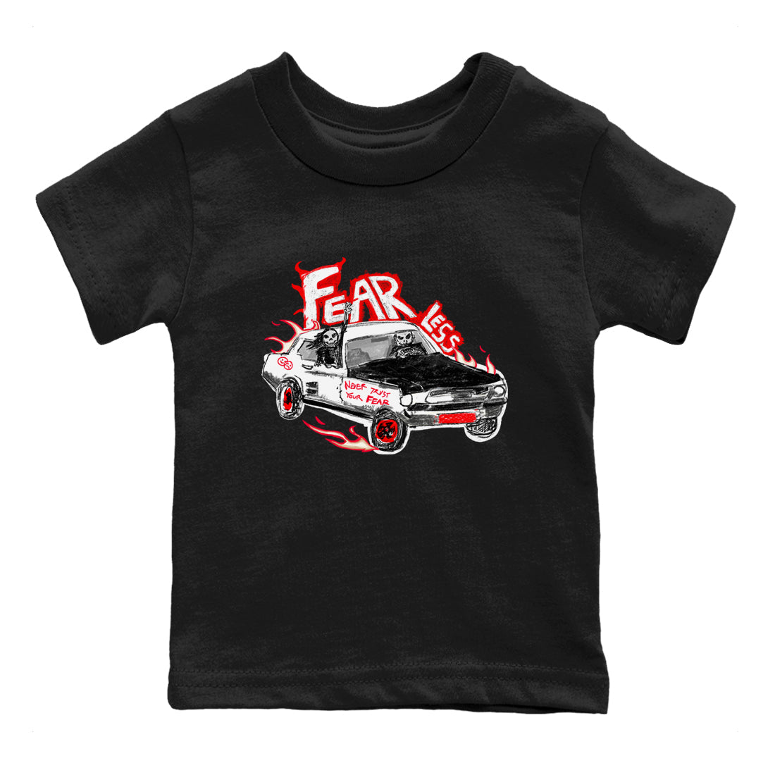 Fearless Car snkmatch Tees Kids - Air Jordan 12 Taxi Flip