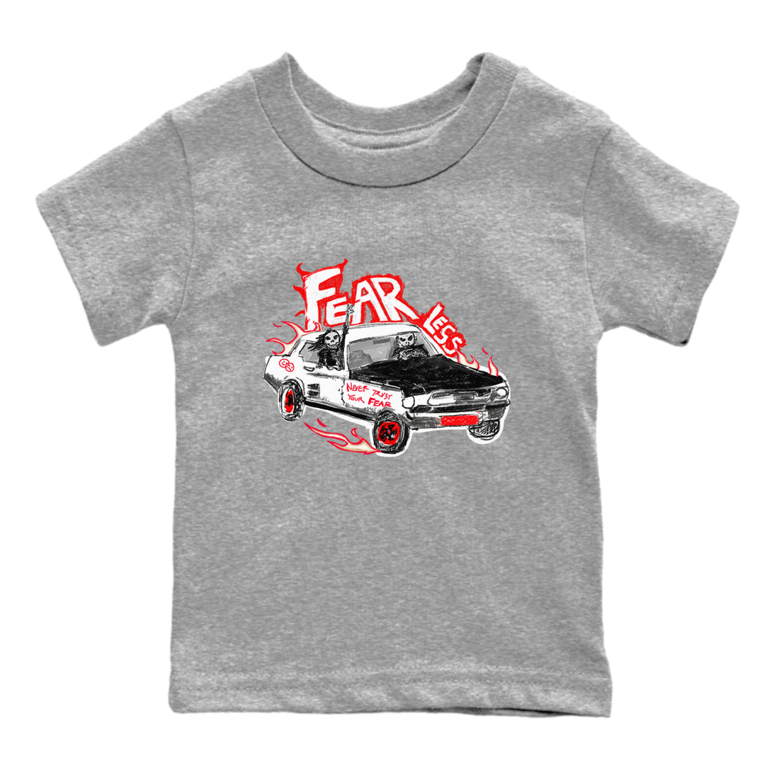 Fearless Car snkmatch Tees Kids - Air Jordan 12 Taxi Flip