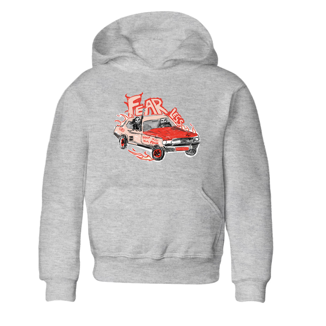 Fearless Car snkmatch Tees Kids - Air Jordan 13 Dune Red