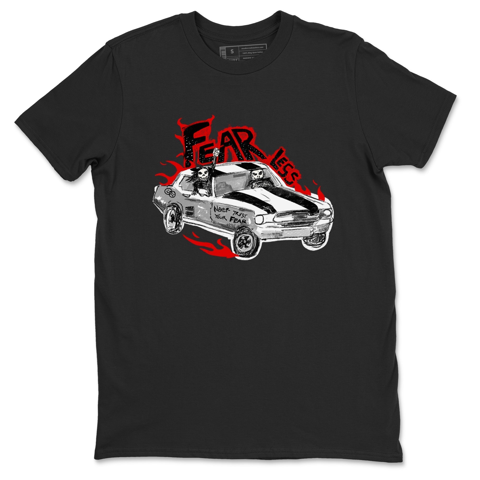 Fearless Car snkmatch Tees - Air Jordan 14 Black Toe