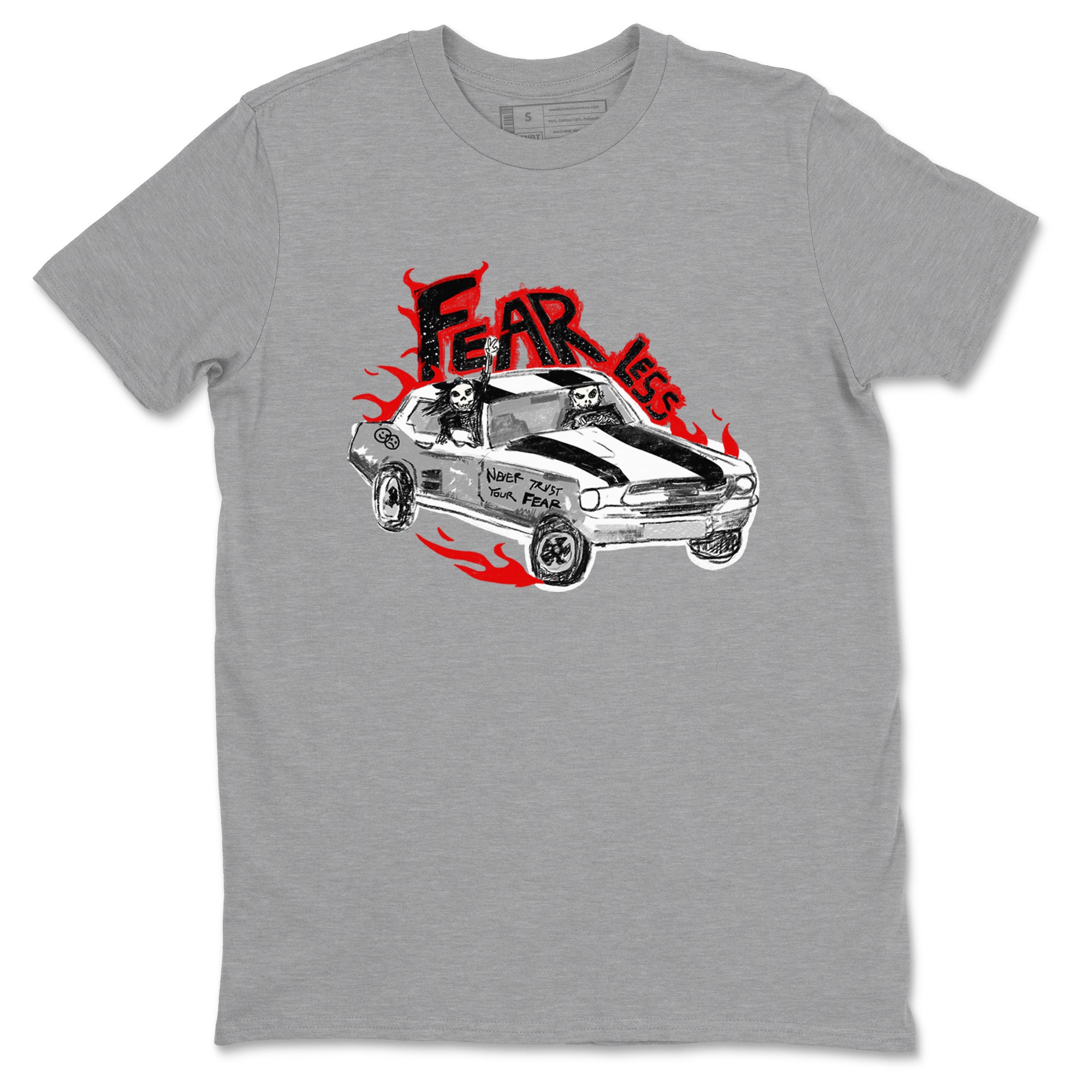 Fearless Car snkmatch Tees - Air Jordan 14 Black Toe
