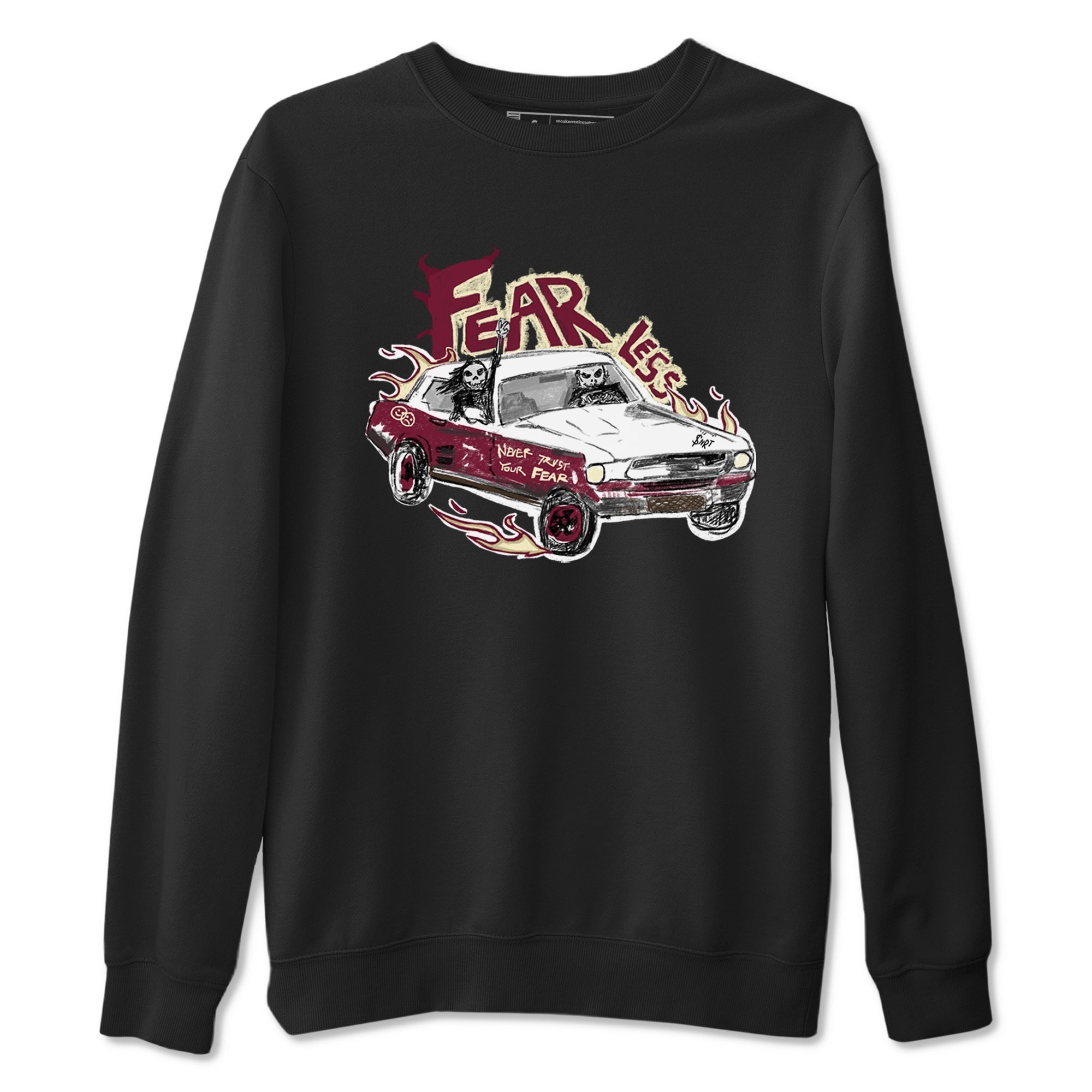 Fearless Car snkmatch Tees - Air Jordan 3 A Ma Maniere x Burgundy Crush