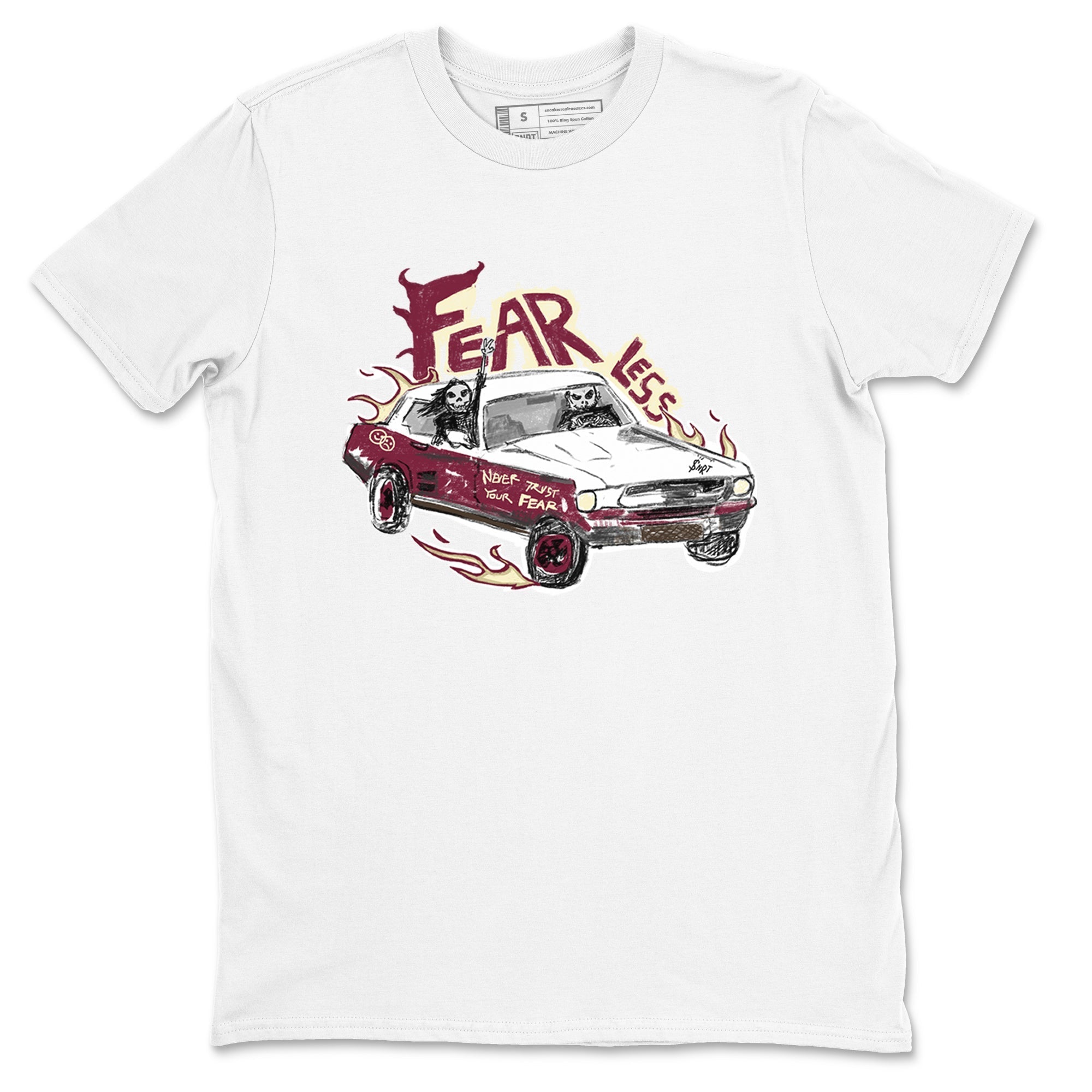 Fearless Car snkmatch Tees - Air Jordan 3 A Ma Maniere x Burgundy Crush