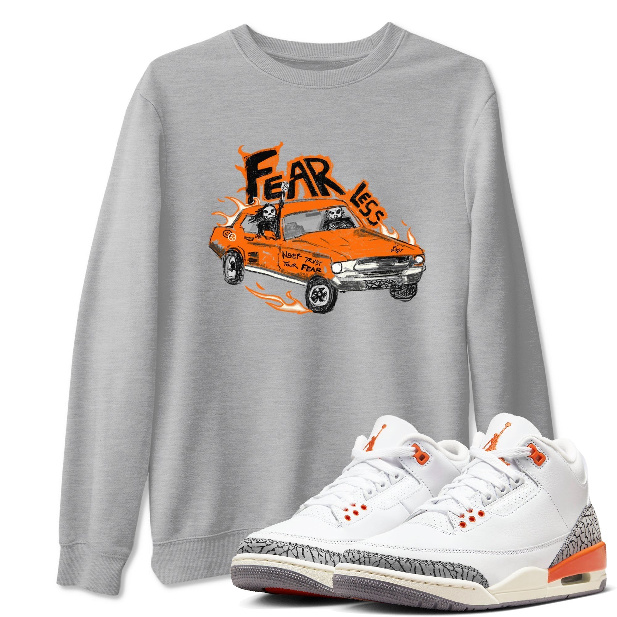 Fearless Car snkmatch Tees - Air Jordan 3 Georgia Peach