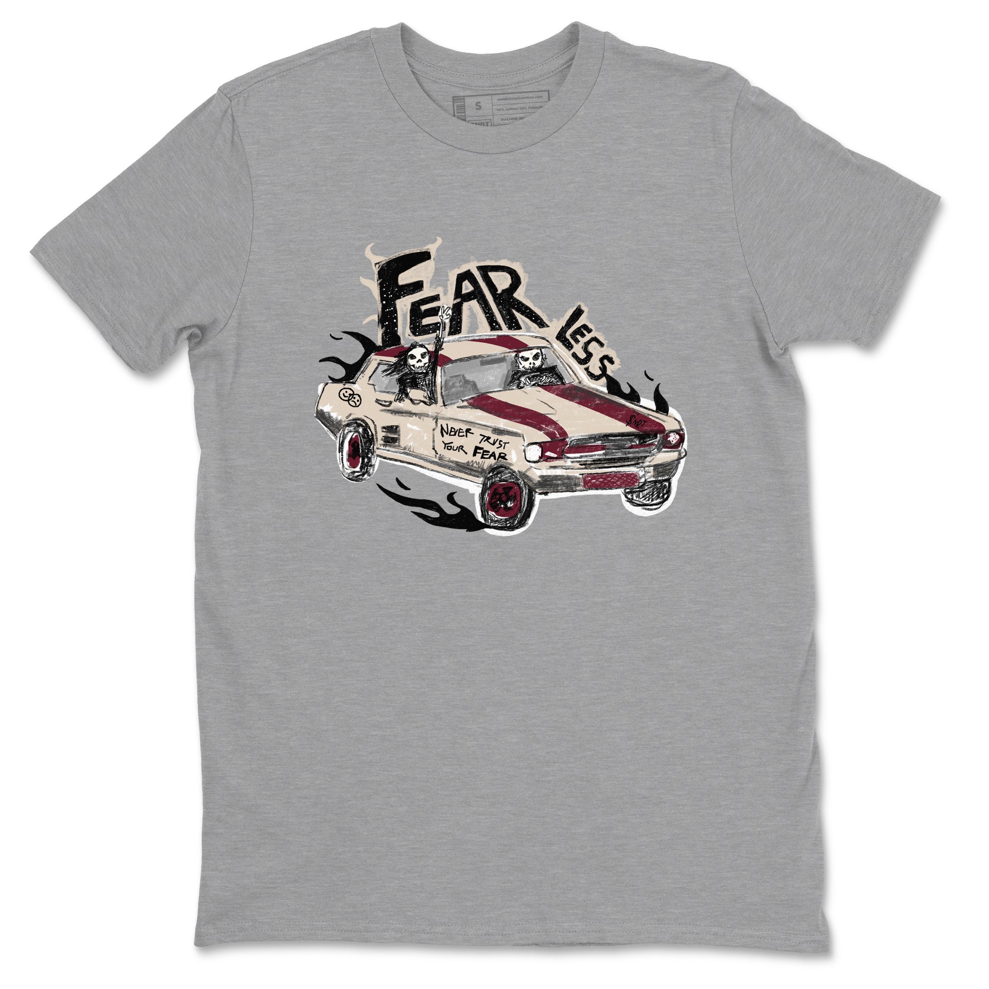 Fearless Car snkmatch Tees - Air Jordan 4 A Ma Maniere x Fossil Stone