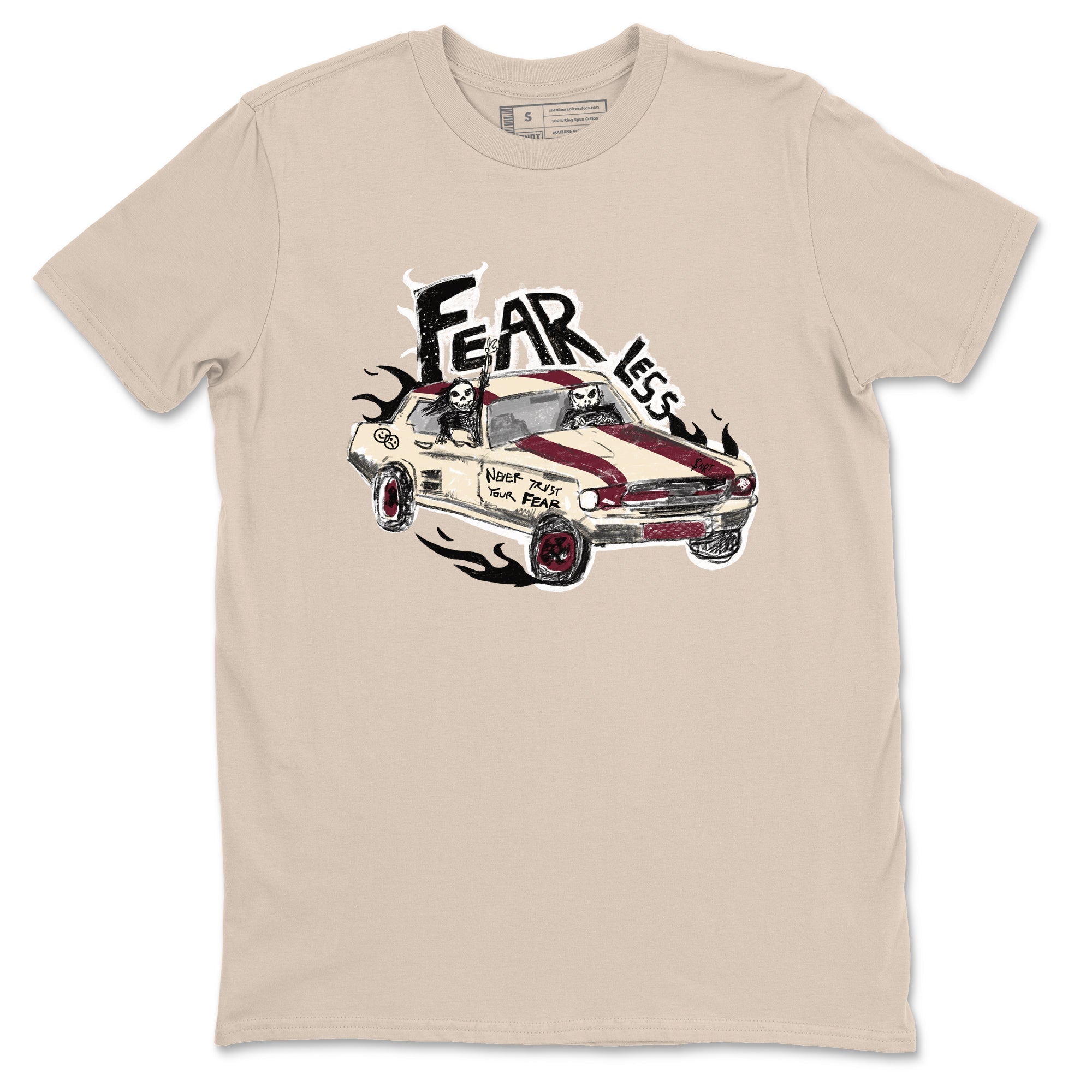 Fearless Car snkmatch Tees - Air Jordan 4 A Ma Maniere x Fossil Stone