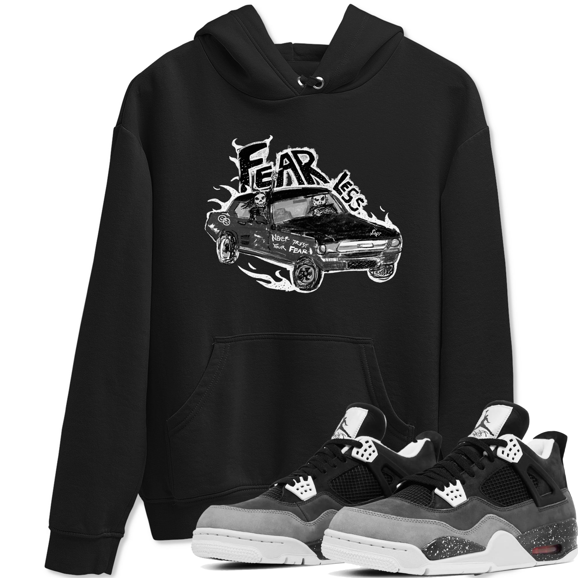 Fearless Car snkmatch Tees - Air Jordan 4 Fear
