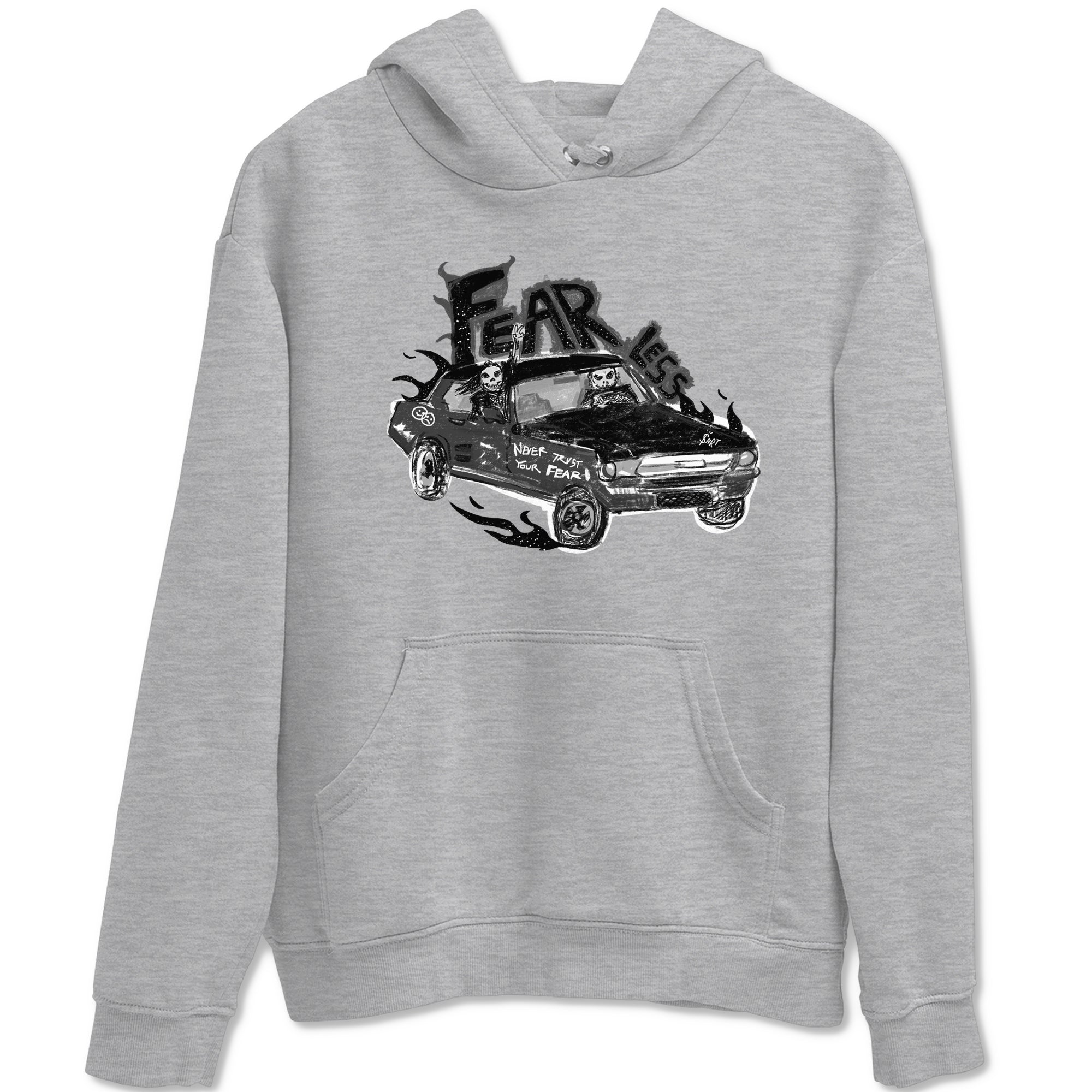 Fearless Car snkmatch Tees - Air Jordan 4 Fear