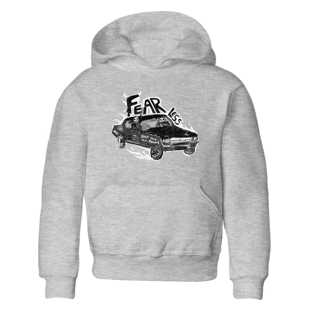 Fearless Car snkmatch Tees Kids - Air Jordan 4 Fear