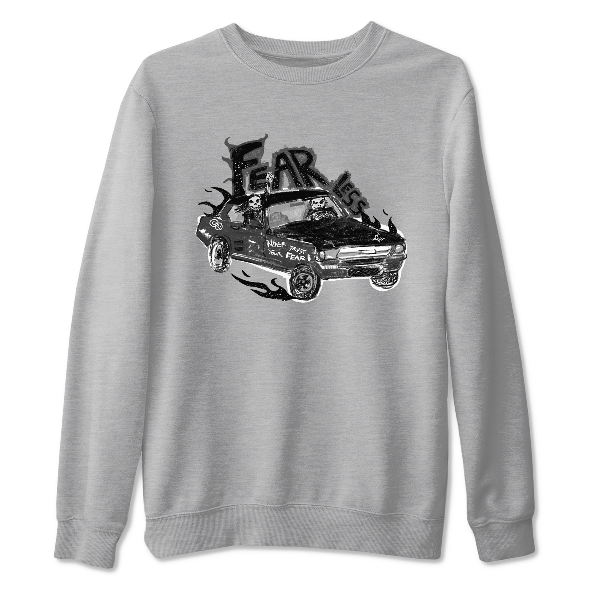 Fearless Car snkmatch Tees - Air Jordan 4 Fear