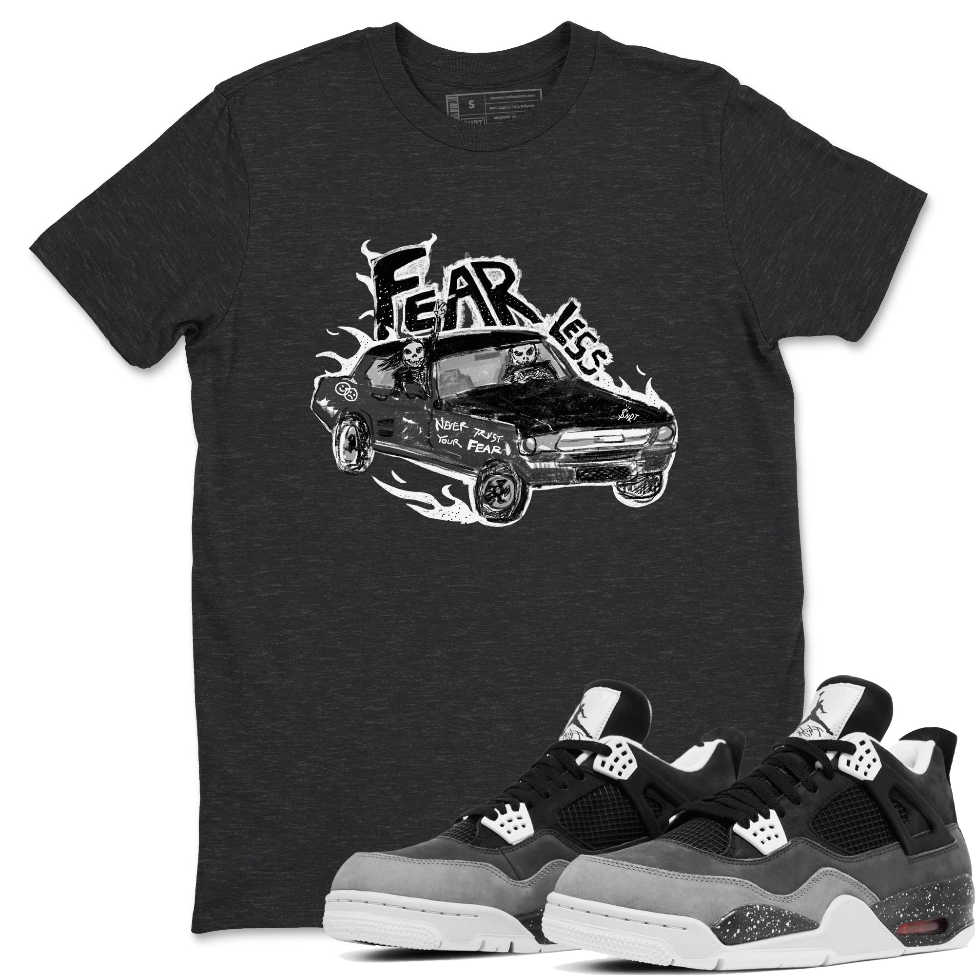 Fearless Car snkmatch Tees - Air Jordan 4 Fear