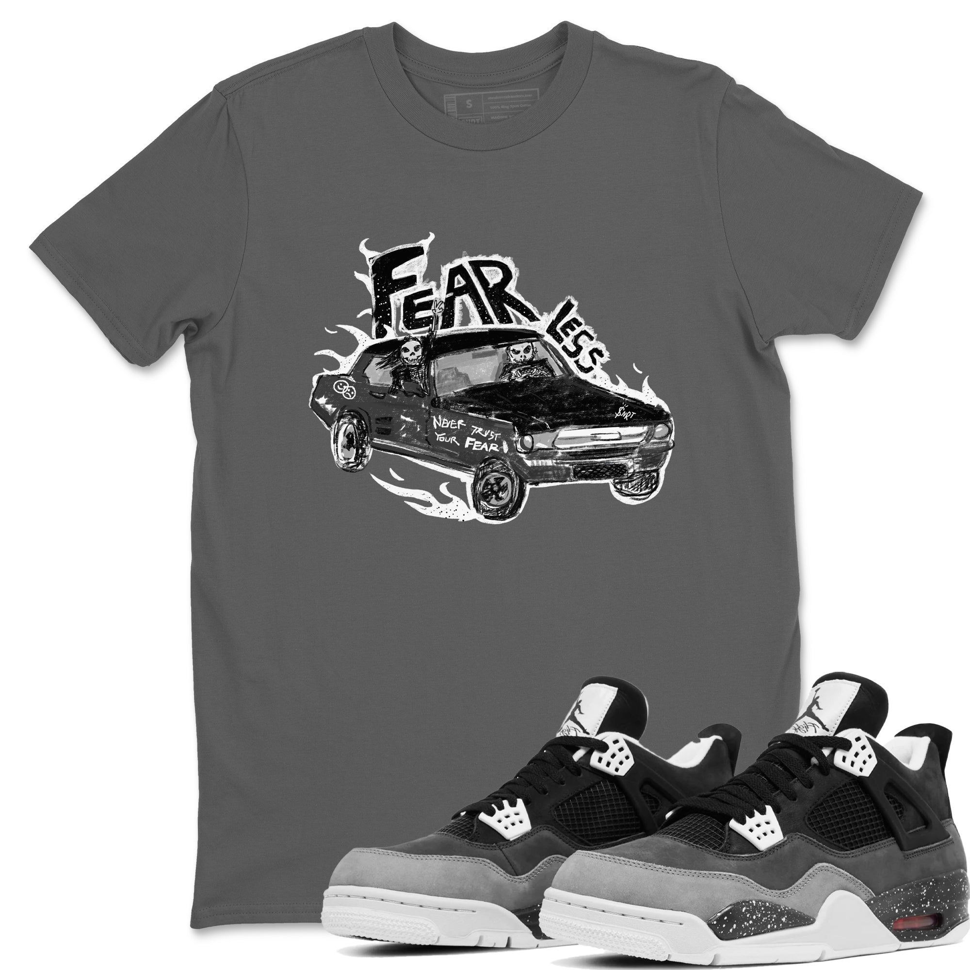 Fearless Car snkmatch Tees - Air Jordan 4 Fear