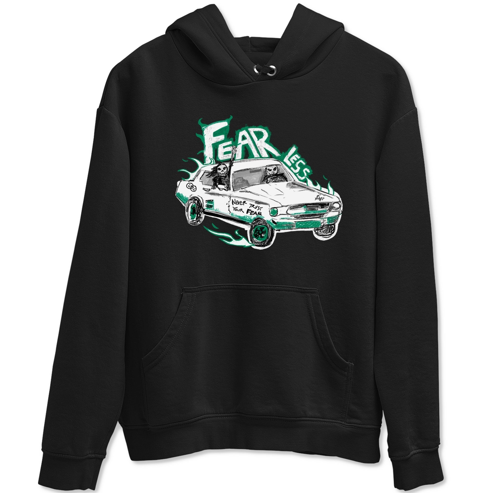Fearless Car snkmatch Tees - Air Jordan 4 Oxidized Green