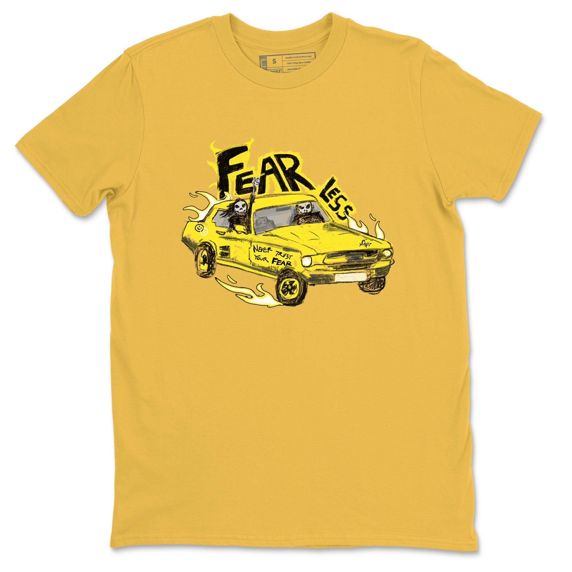 Fearless Car snkmatch Tees - Air Jordan 4 Vivid Sulfur