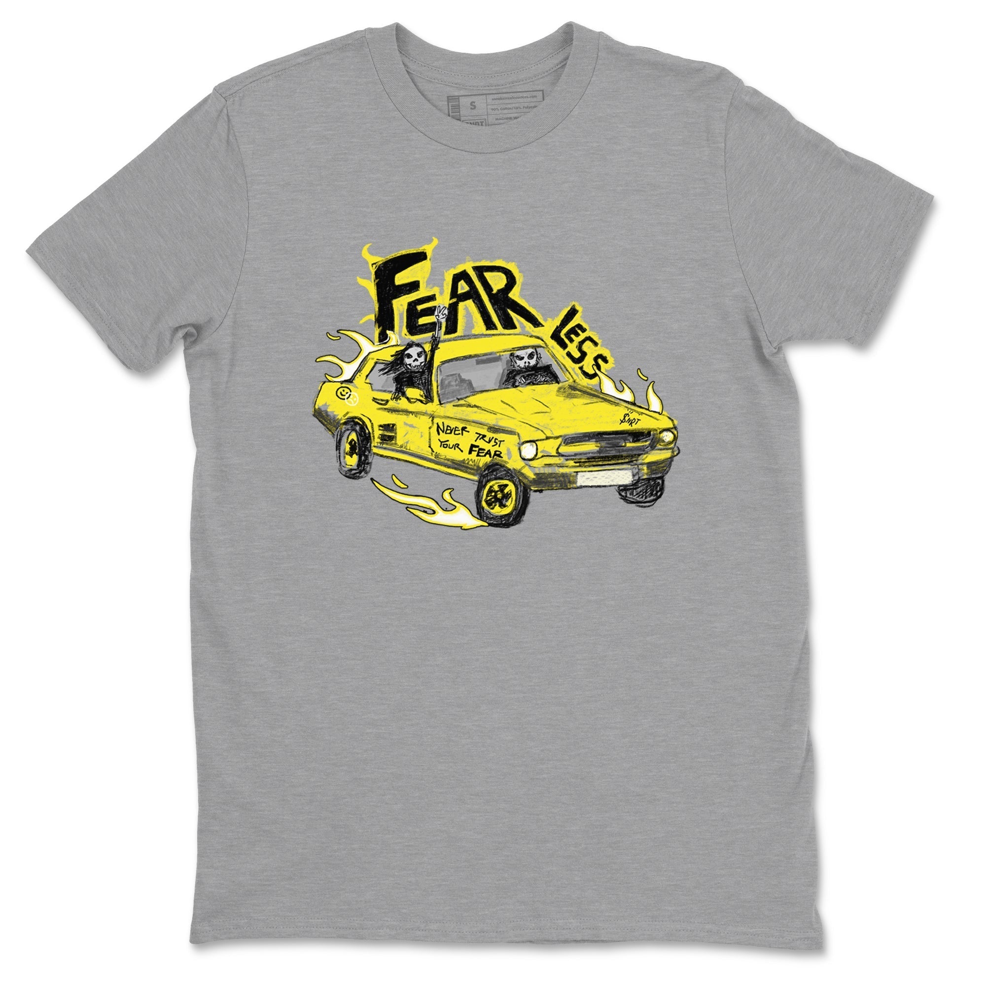 Fearless Car snkmatch Tees - Air Jordan 4 Vivid Sulfur