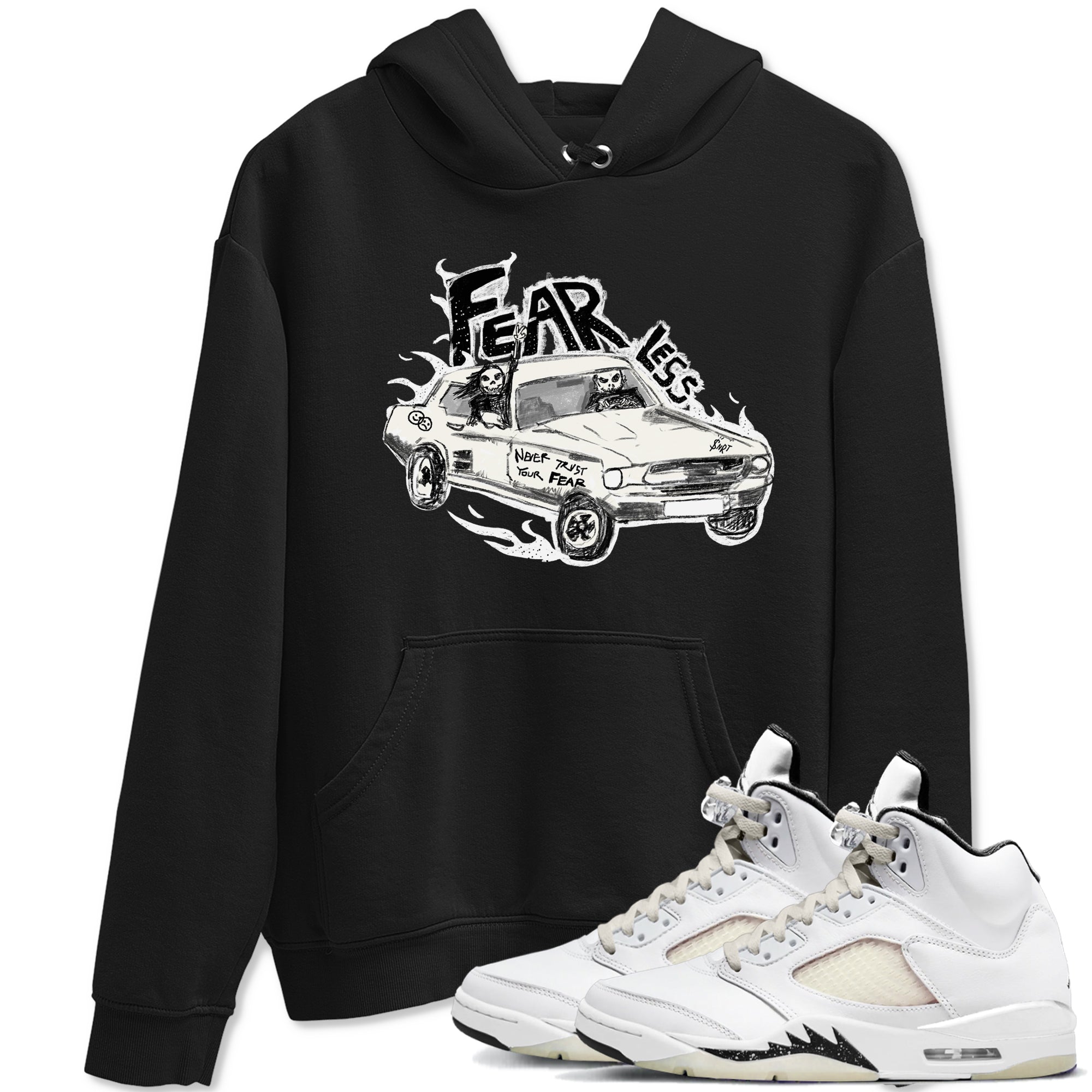 Fearless Car snkmatch Tees - Air Jordan 5 Sail