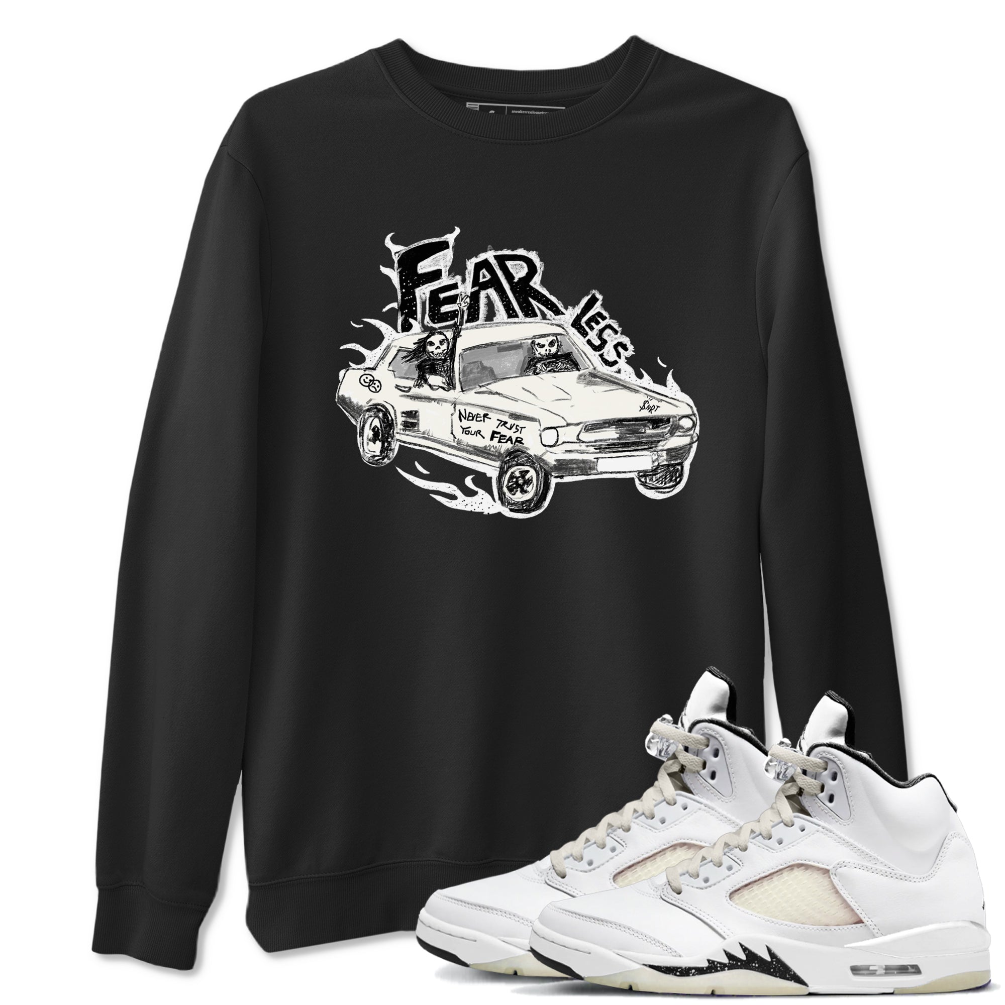 Fearless Car snkmatch Tees - Air Jordan 5 Sail