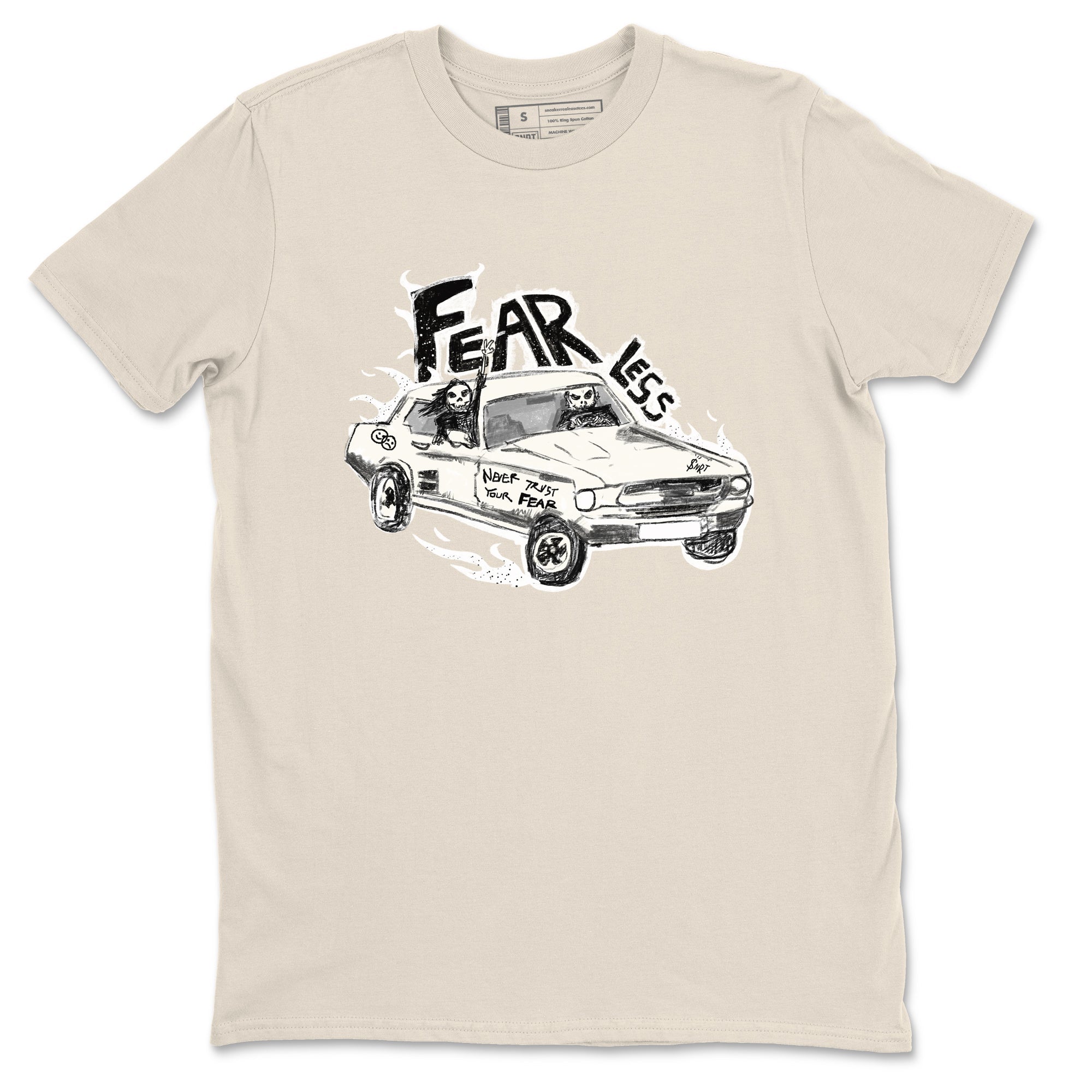 Fearless Car snkmatch Tees - Air Jordan 5 Sail