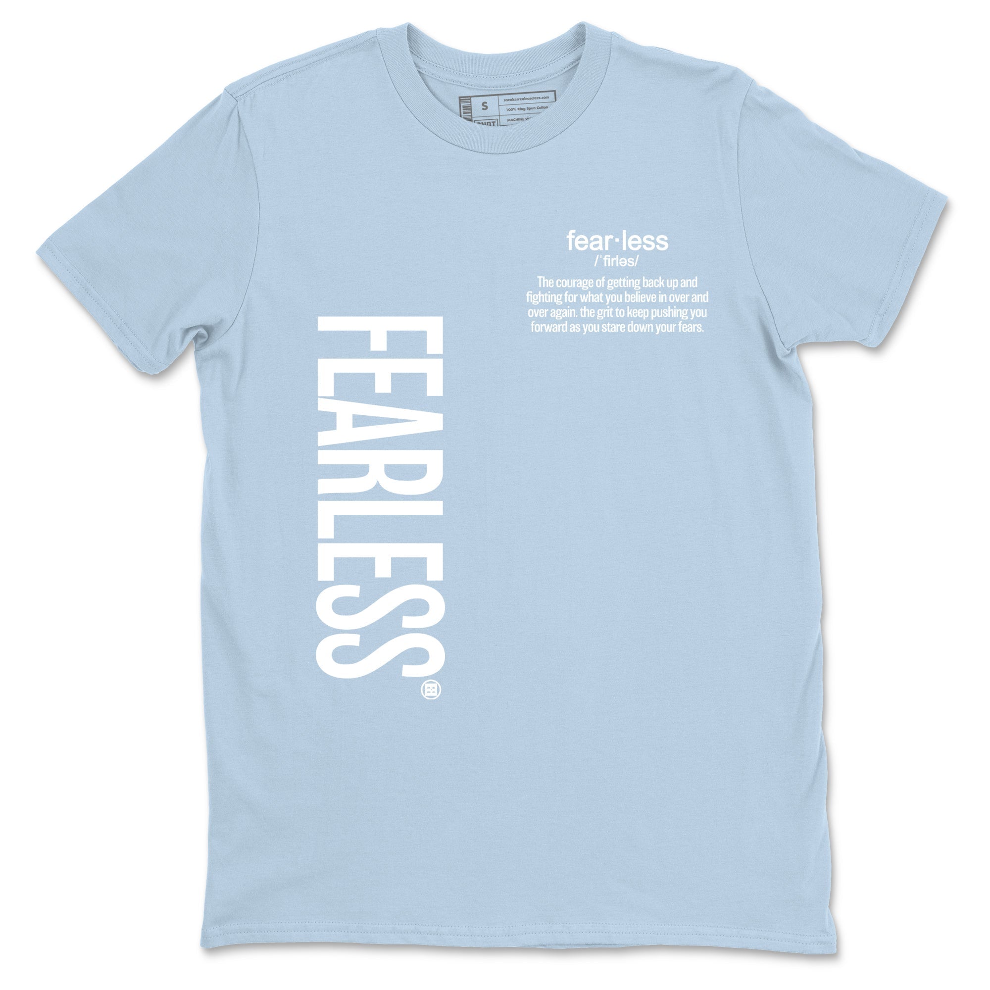 Fearless Definition snkmatch Tees - Air Jordan 4 Forget Me Not