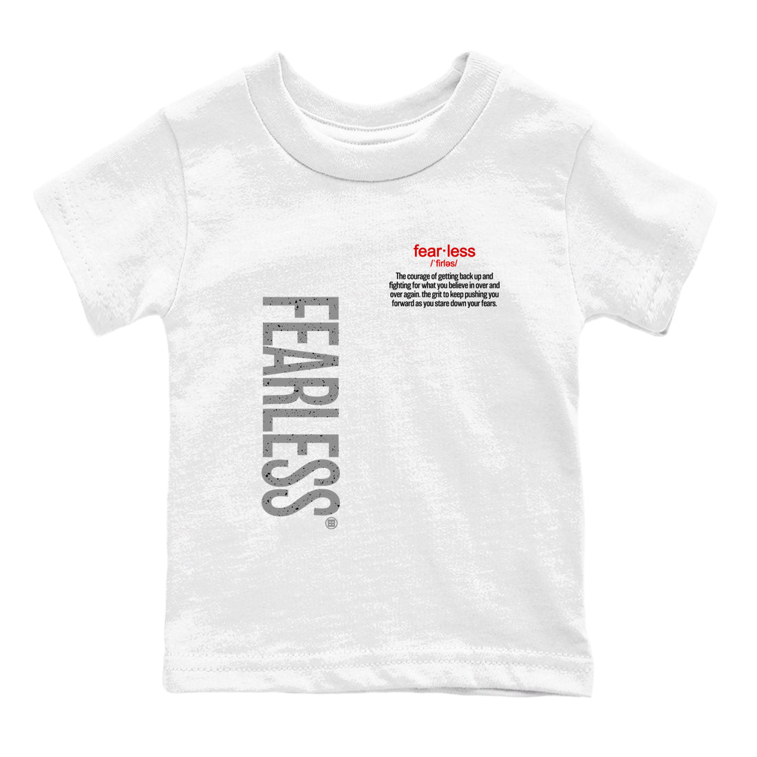 Fearless Definition snkmatch Tees Kids - Air Jordan 4 White Cement