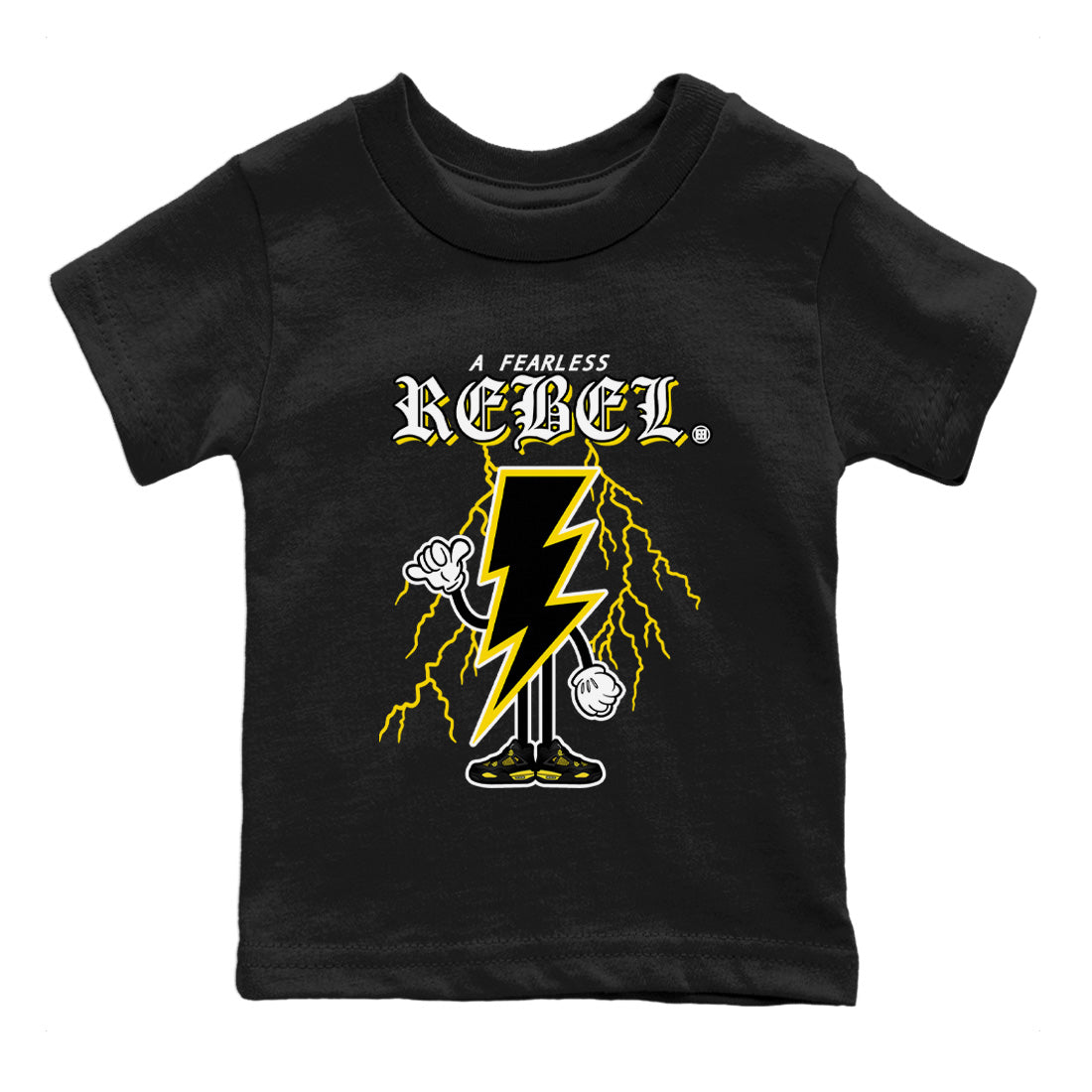 Fearless Rebel Kids Tops - Air Jordan 4 Thunder