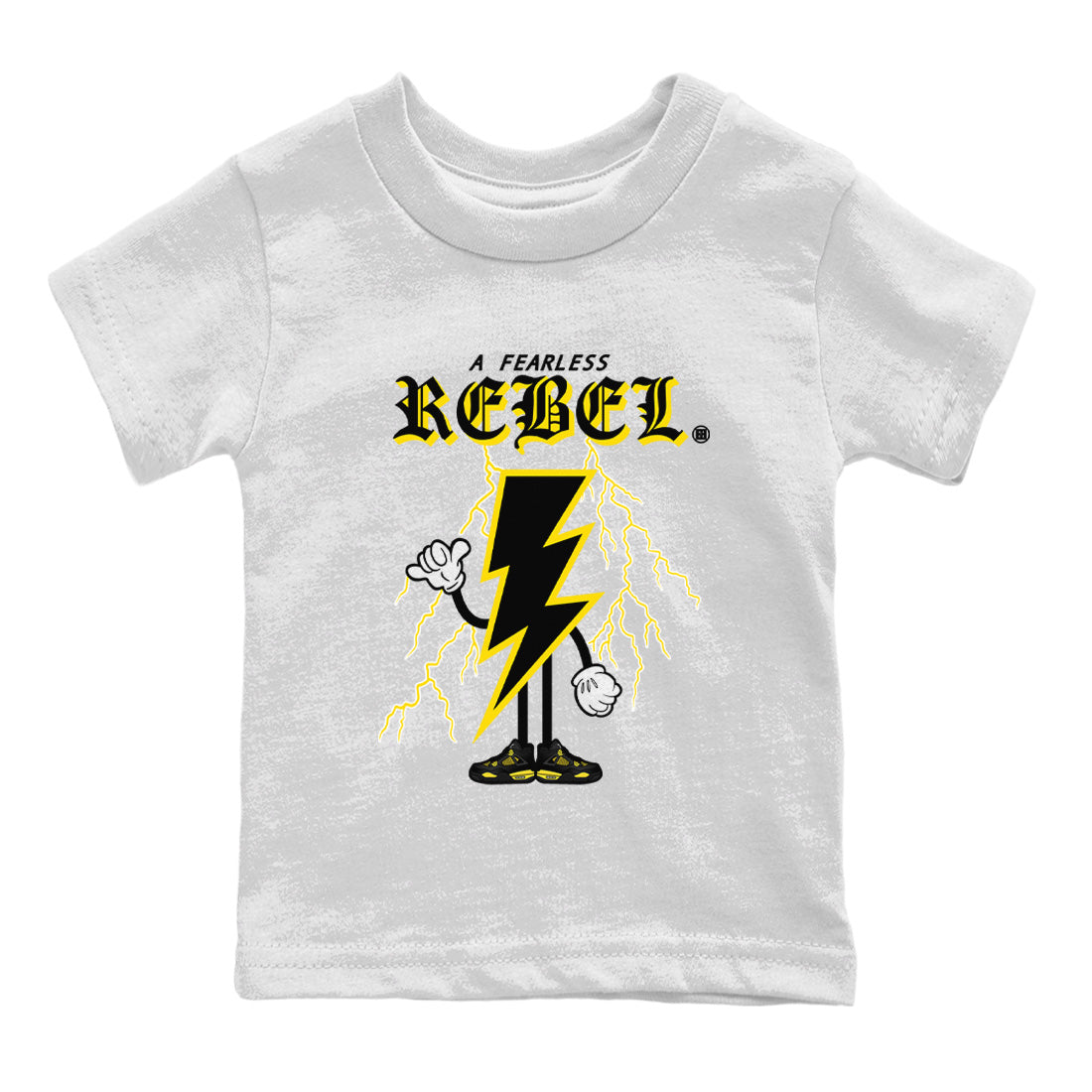 Fearless Rebel Kids Tops - Air Jordan 4 Thunder