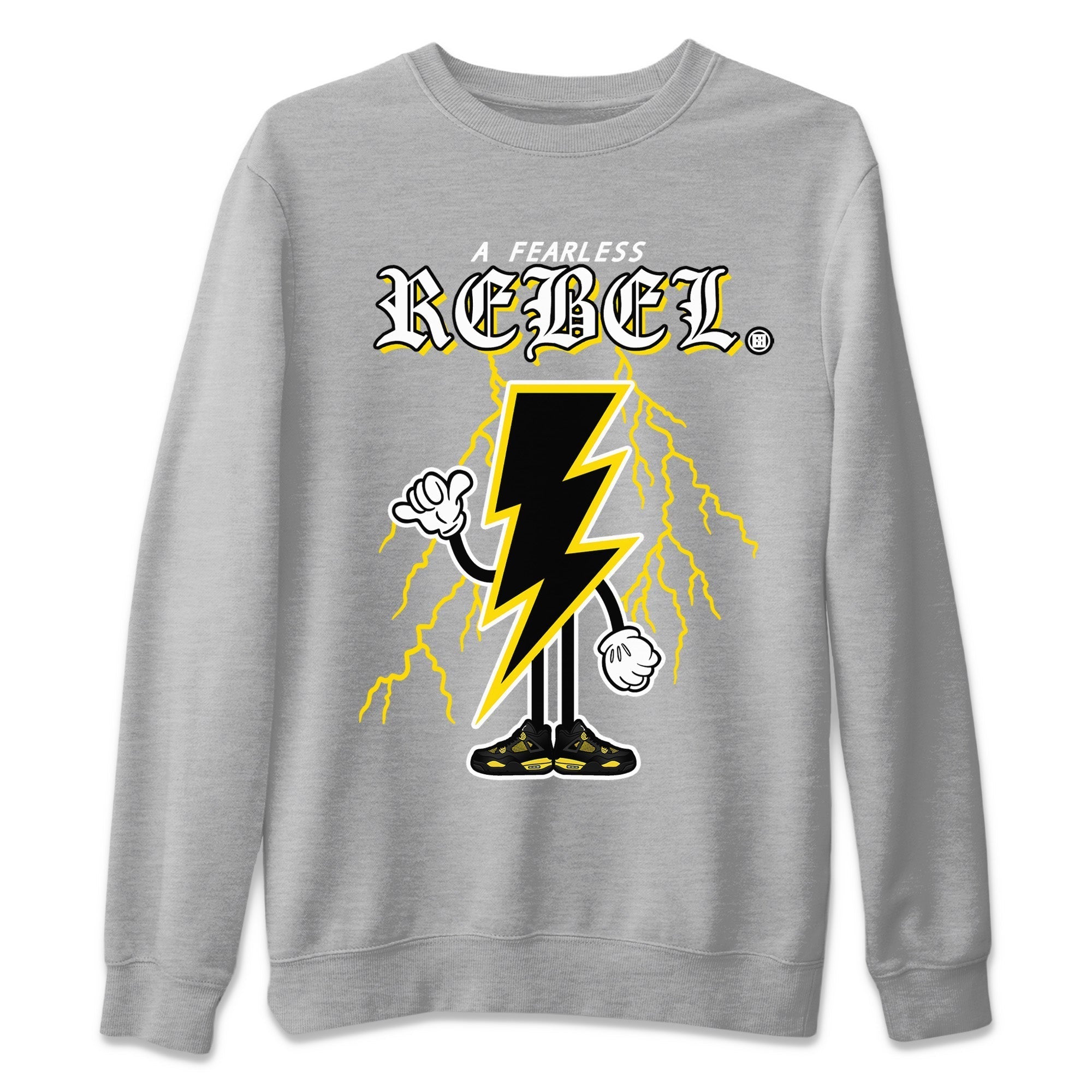 Fearless Rebel Unisex Tops - Air Jordan 4 Thunder