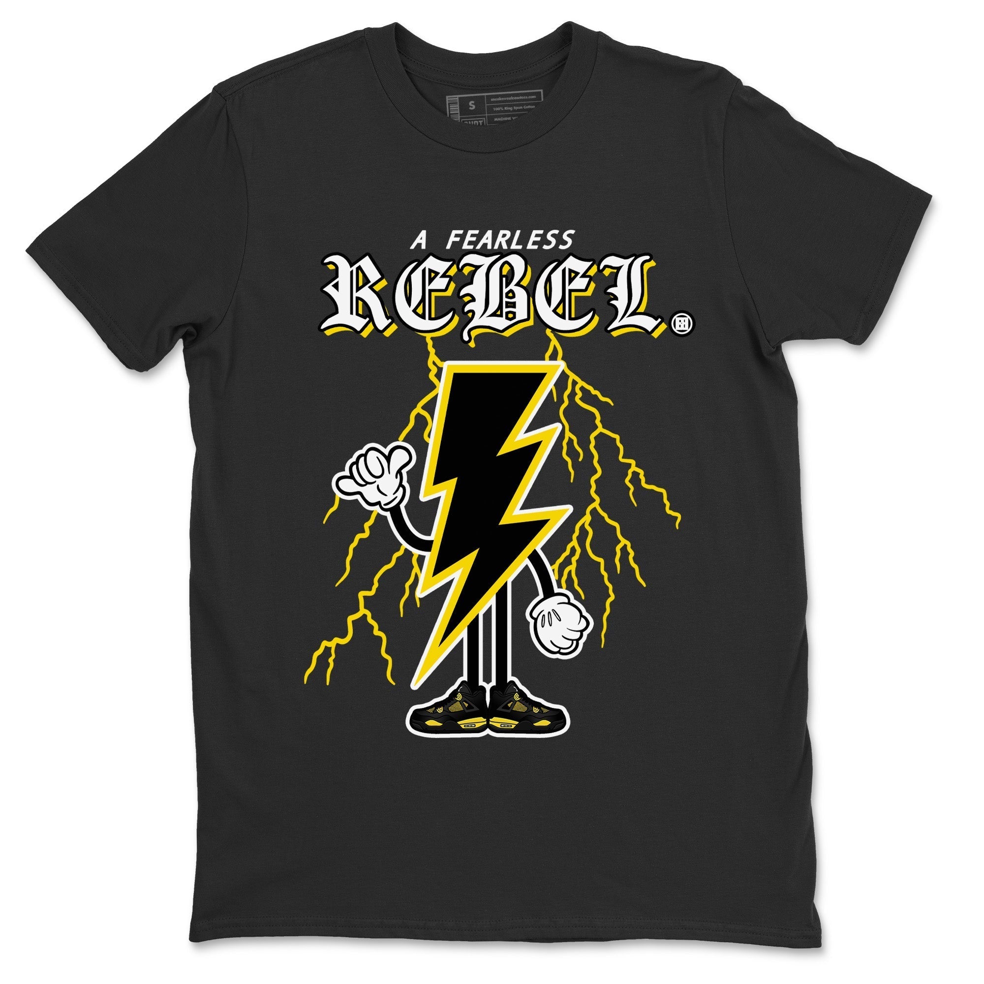 Fearless Rebel Unisex Tops - Air Jordan 4 Thunder