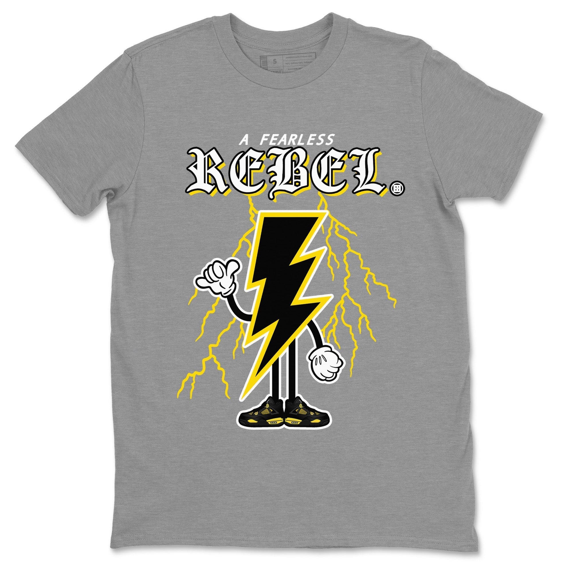 Fearless Rebel Unisex Tops - Air Jordan 4 Thunder
