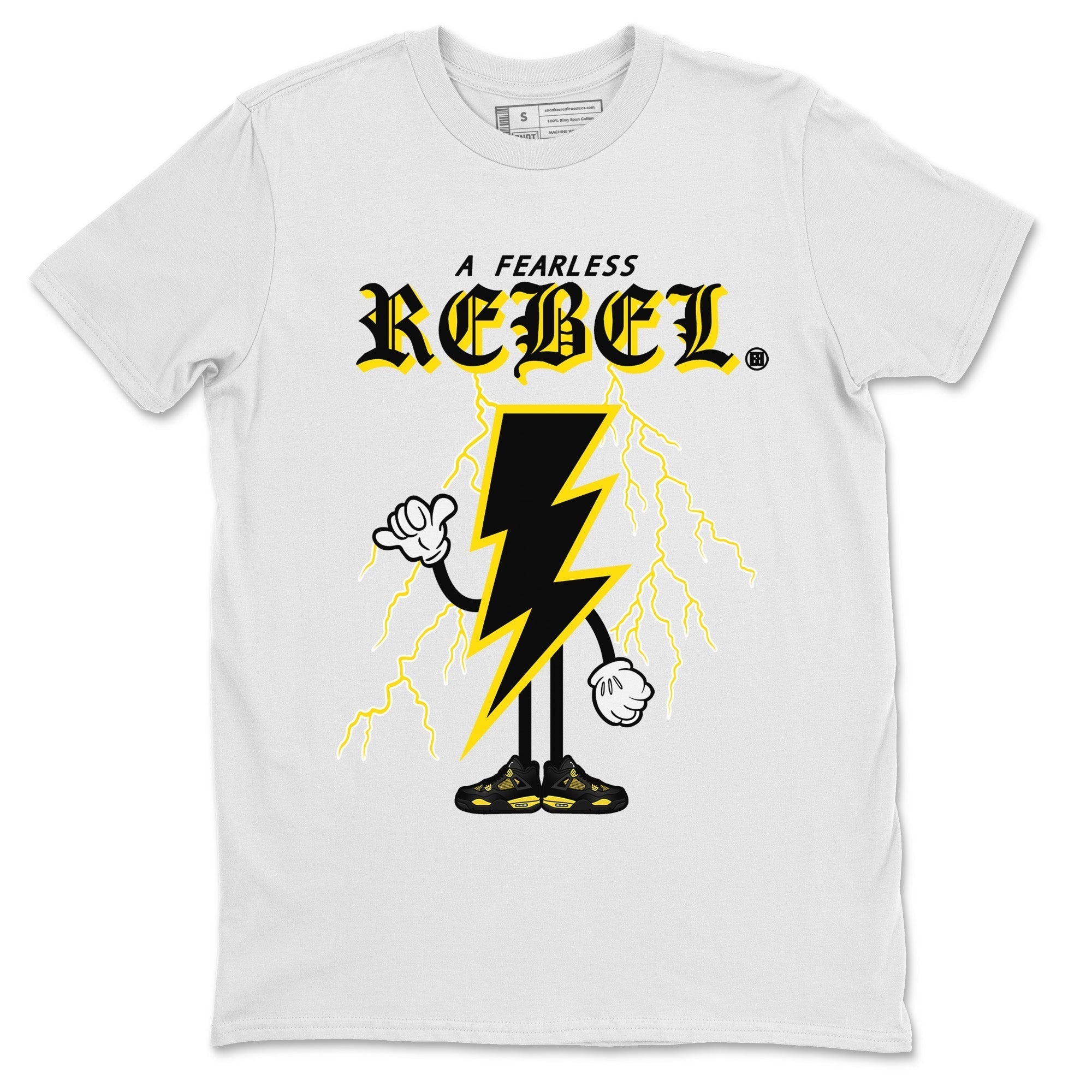 Fearless Rebel Unisex Tops - Air Jordan 4 Thunder