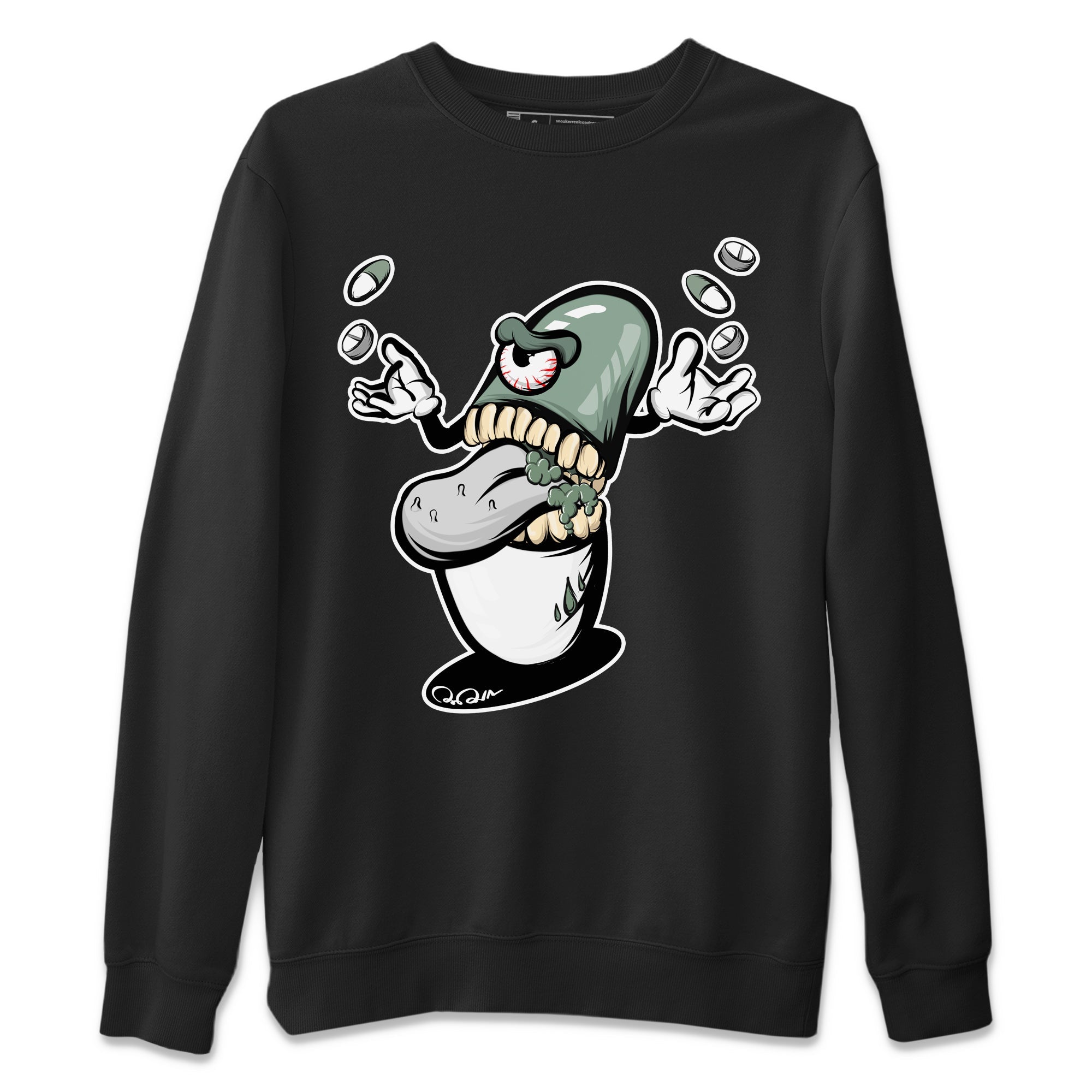 Pill Monster Unisex Tops - Dunk Mica Green