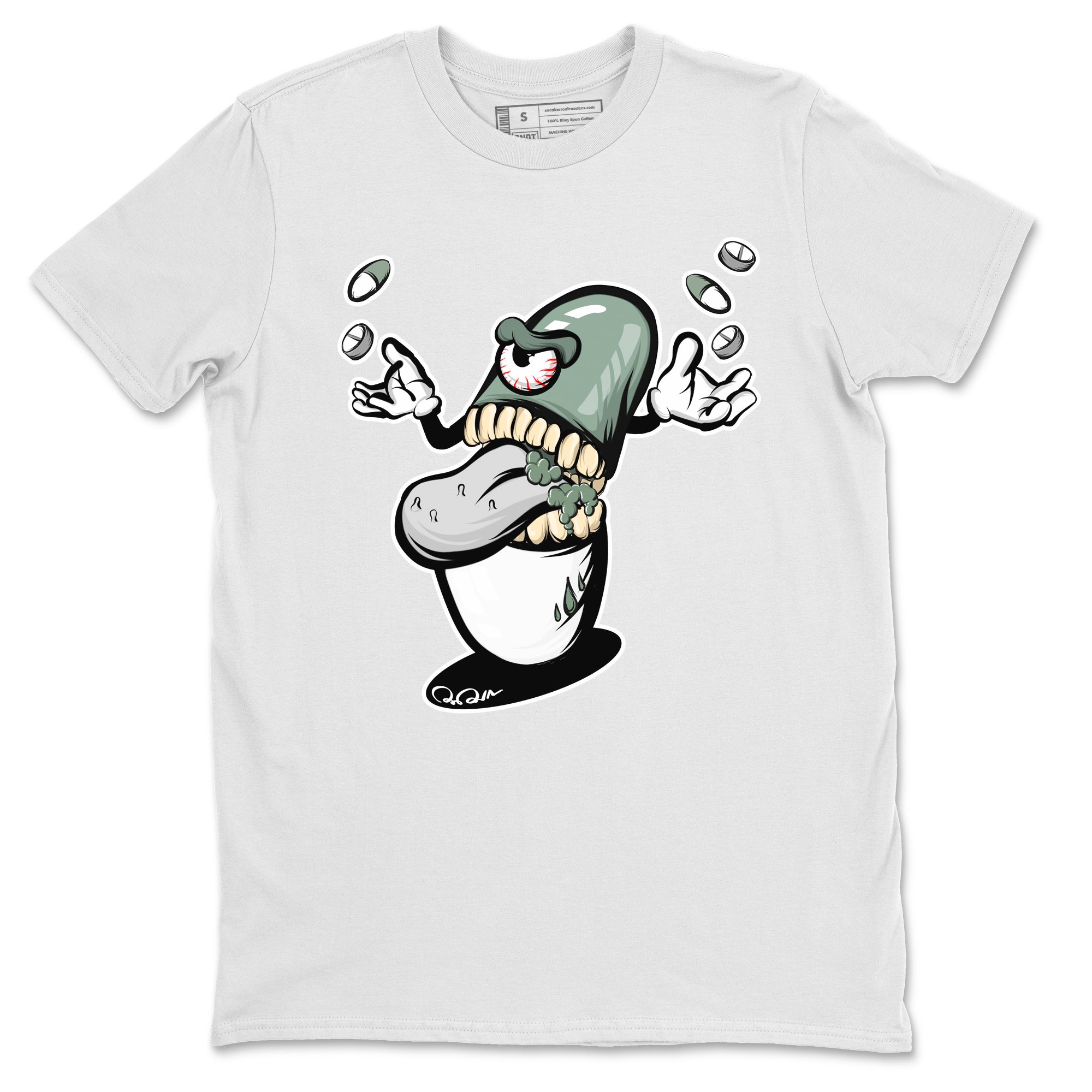 Pill Monster Unisex Tops - Dunk Mica Green