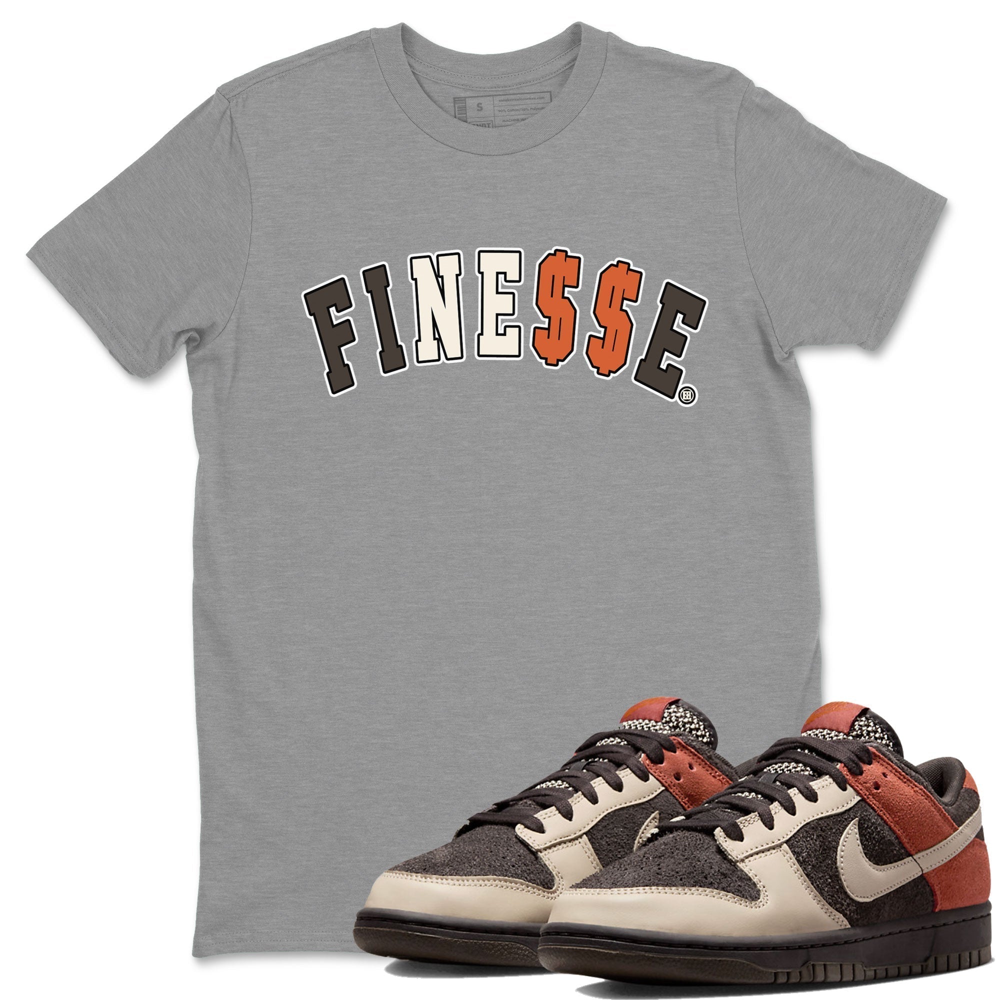 Finesse snkmatch Tee - Dunk Red Panda